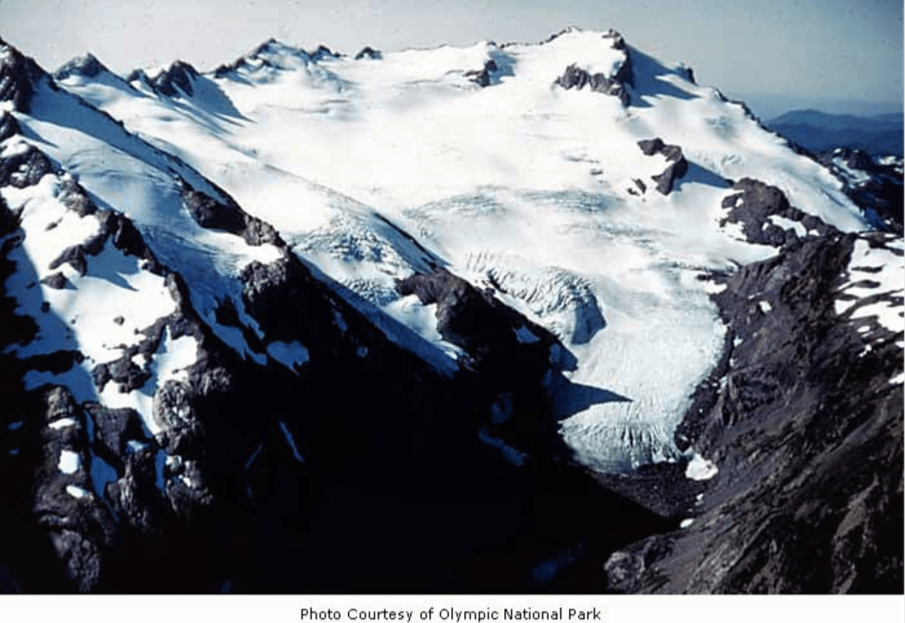 White Glacier on Mount Tom