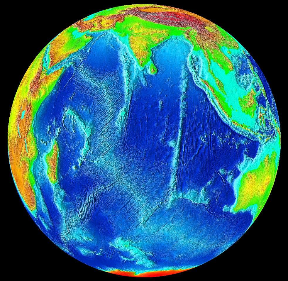 Indian Ocean surface