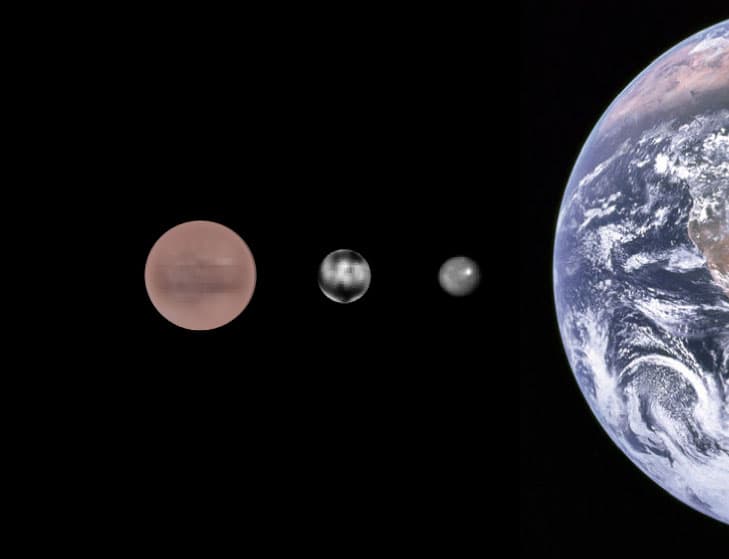 Three proposed planets