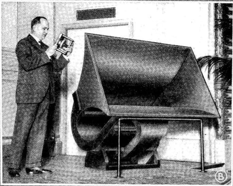 Theater horn loudspeaker 1928