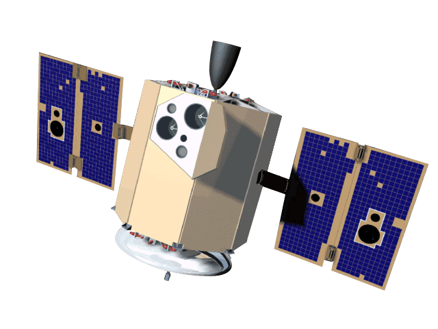 Clementine spacecraft model