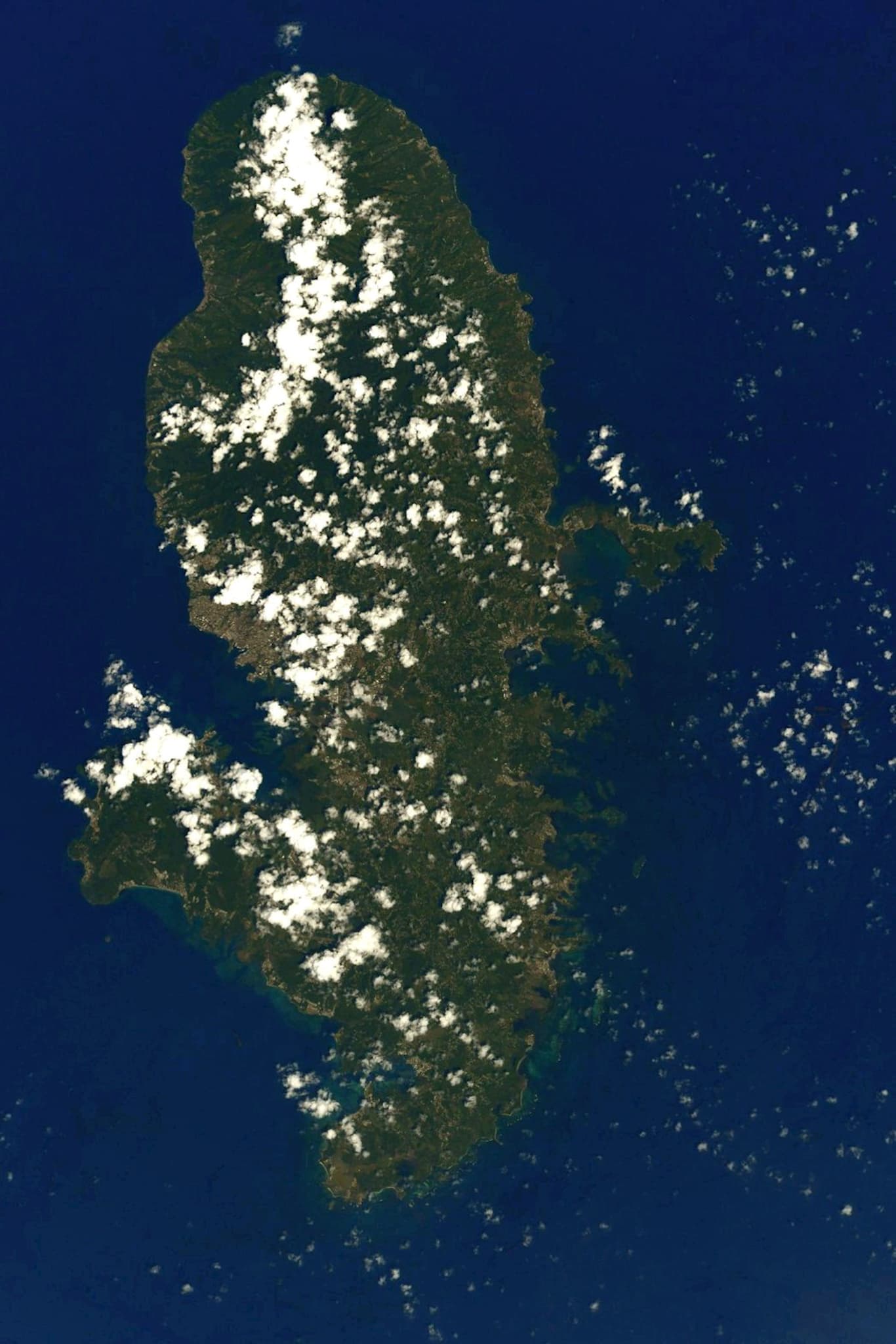 Satellite picture of Martinique