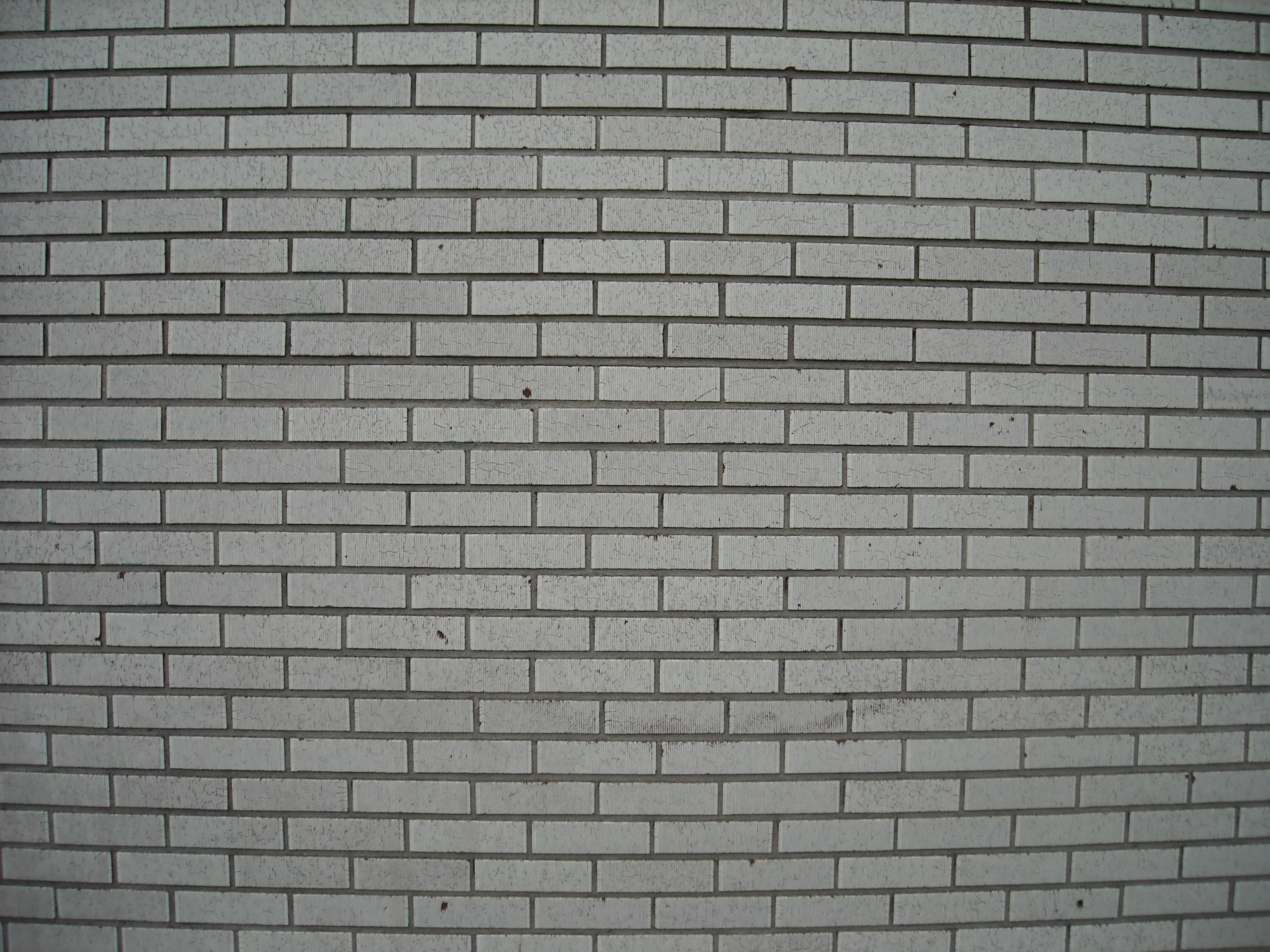 Brick white wall