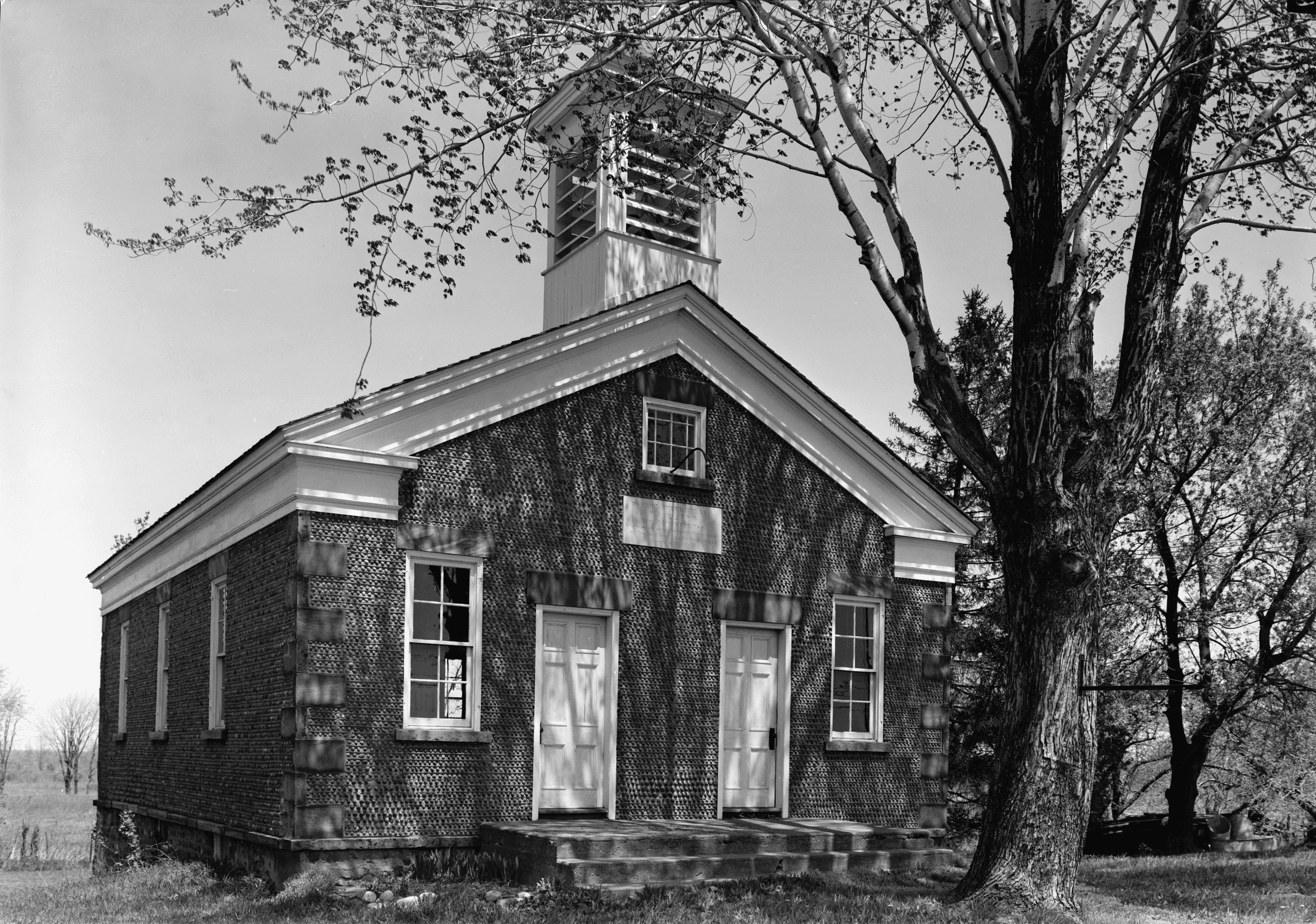 CobblestoneSchoolhouse HABS 1 cropped