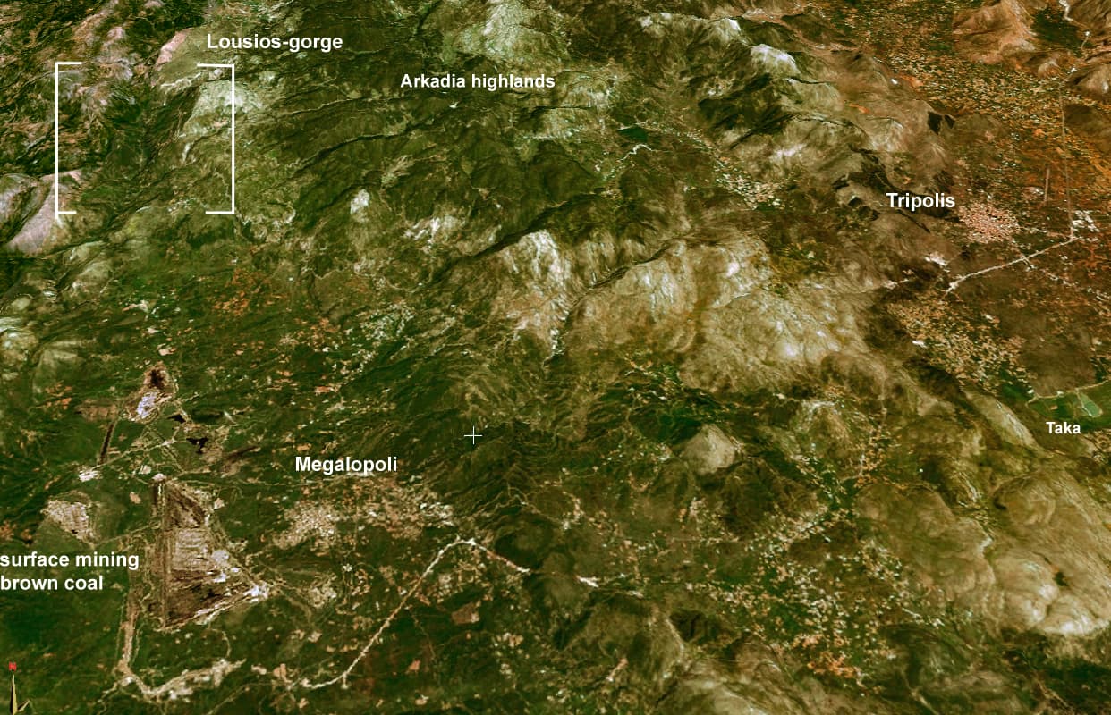 Megalopoli-Landsat7 WW texted