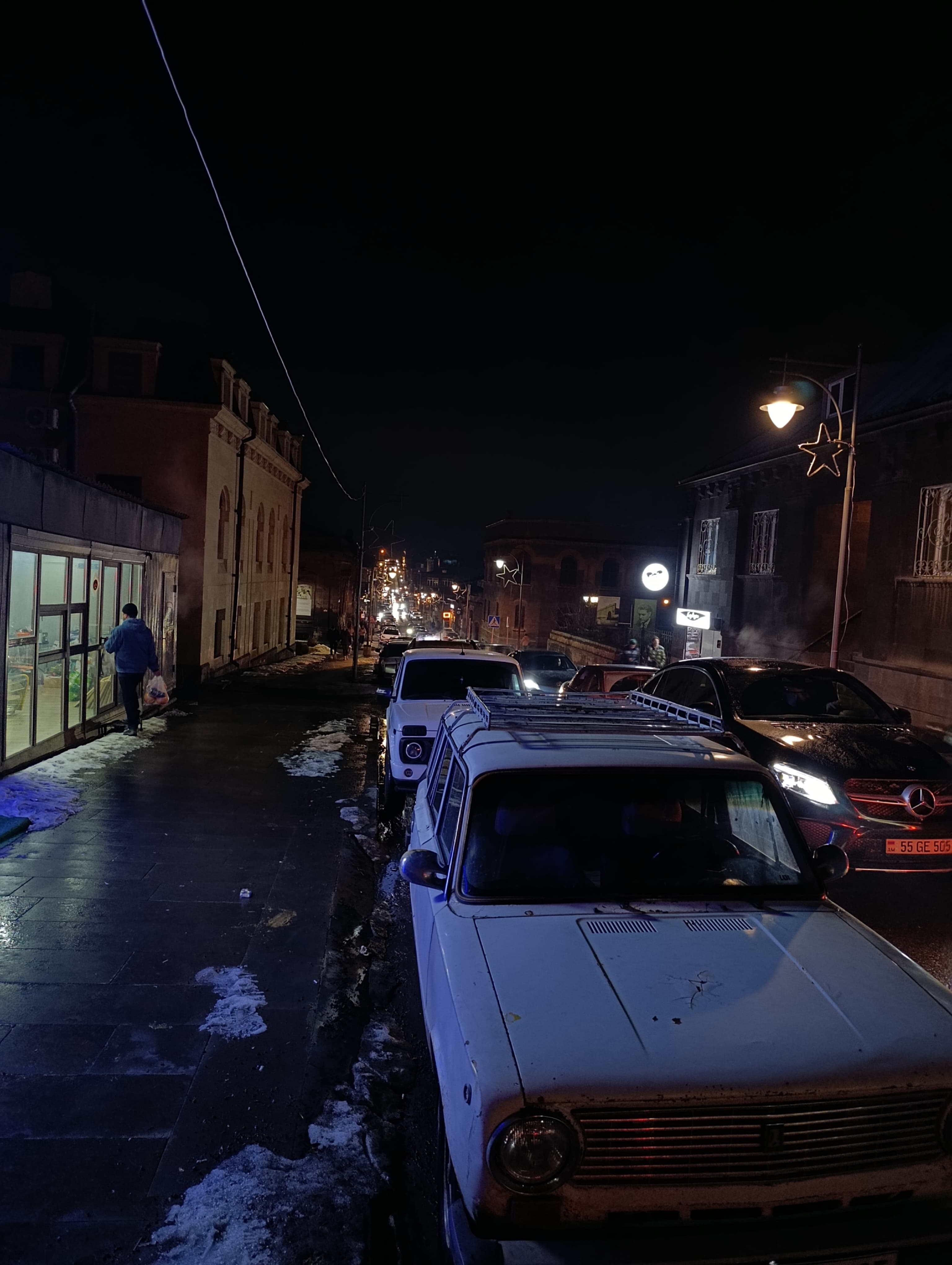 Shiraz Street at night