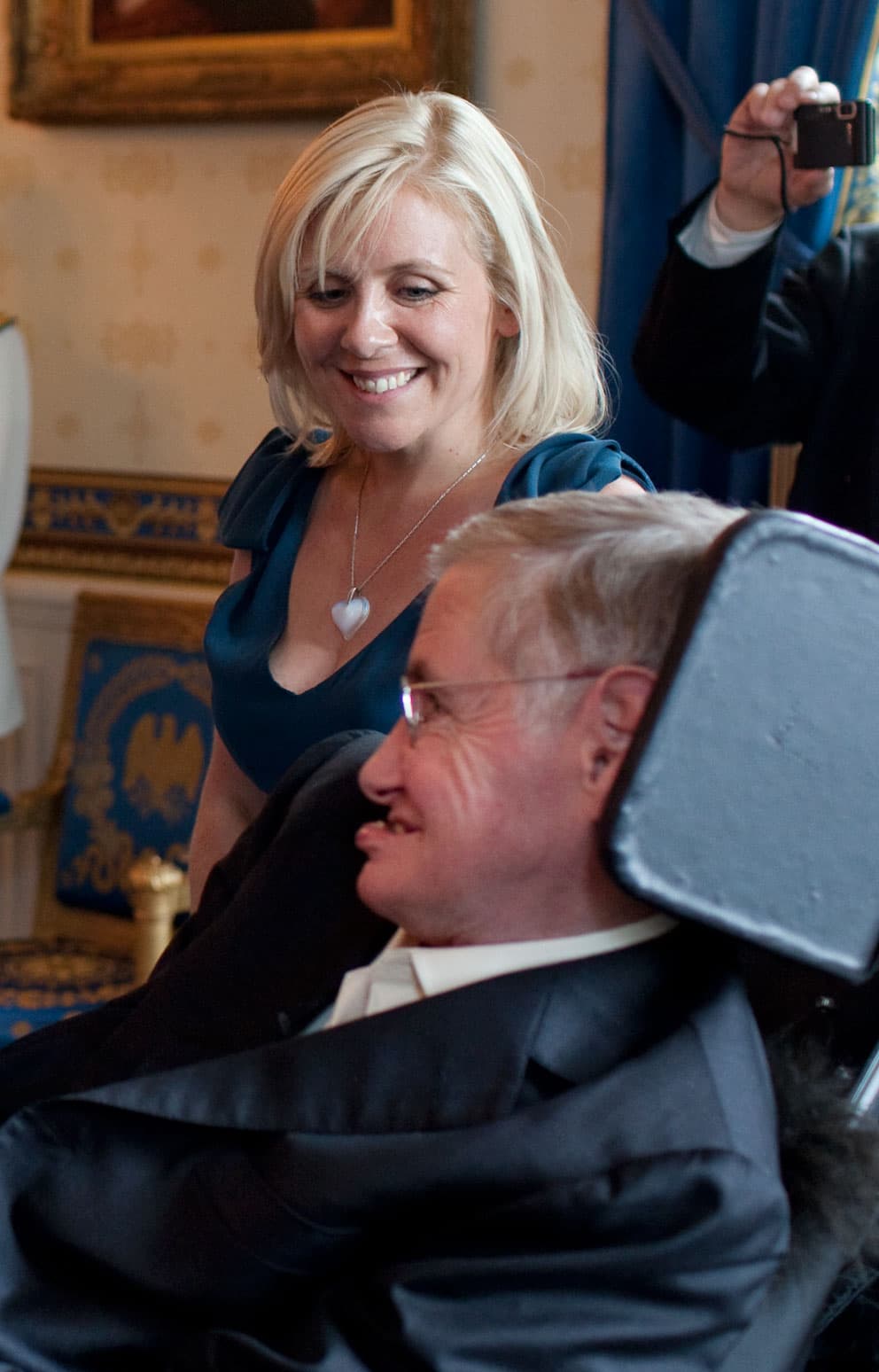 Stephen Hawking and Lucy Hawking