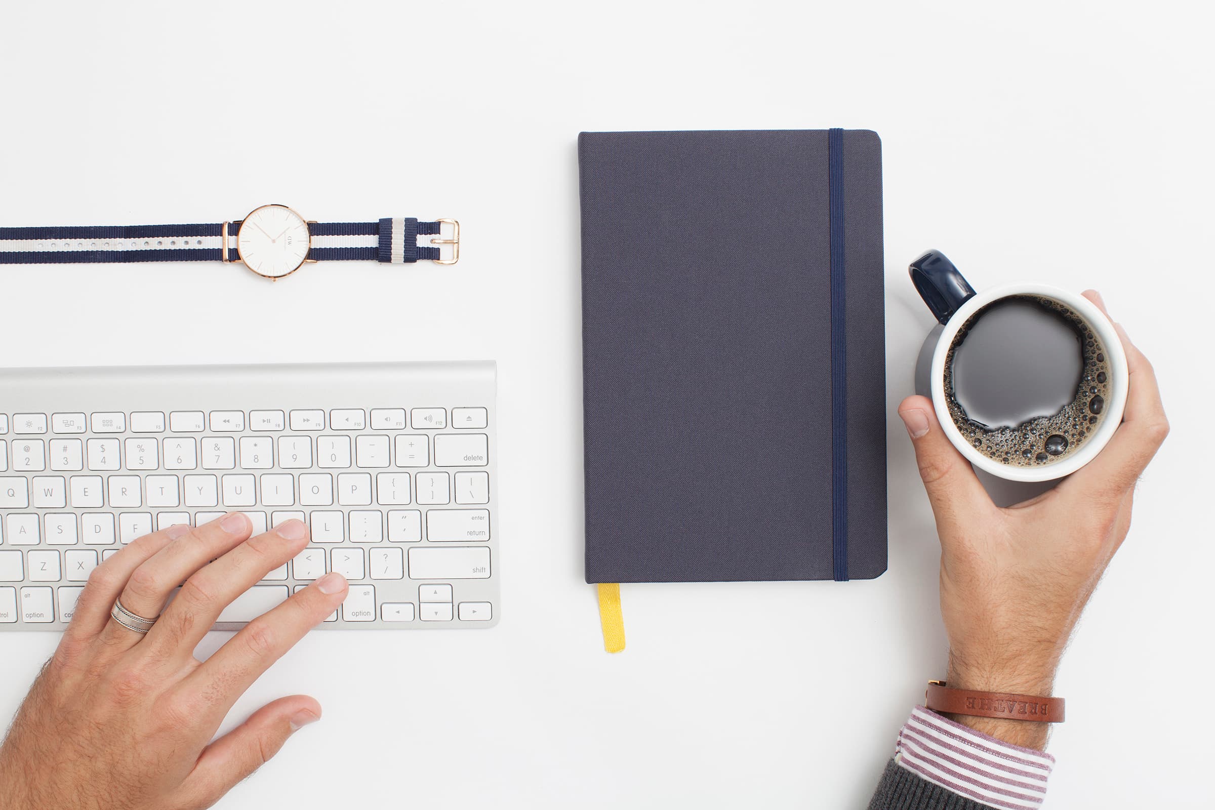 Coffee at work (Unsplash)