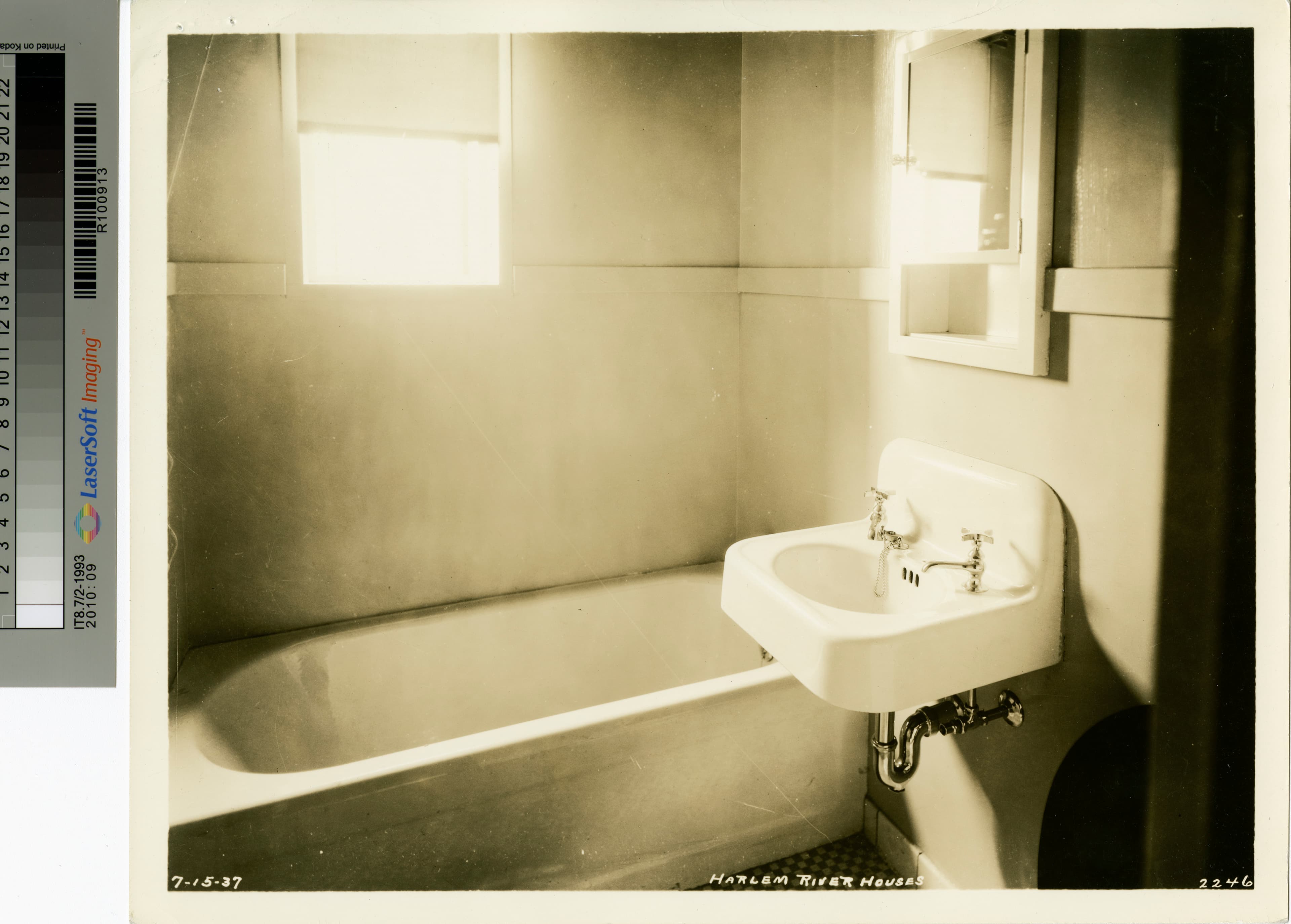 Harlem River Houses Bathroom Interior (1937)
