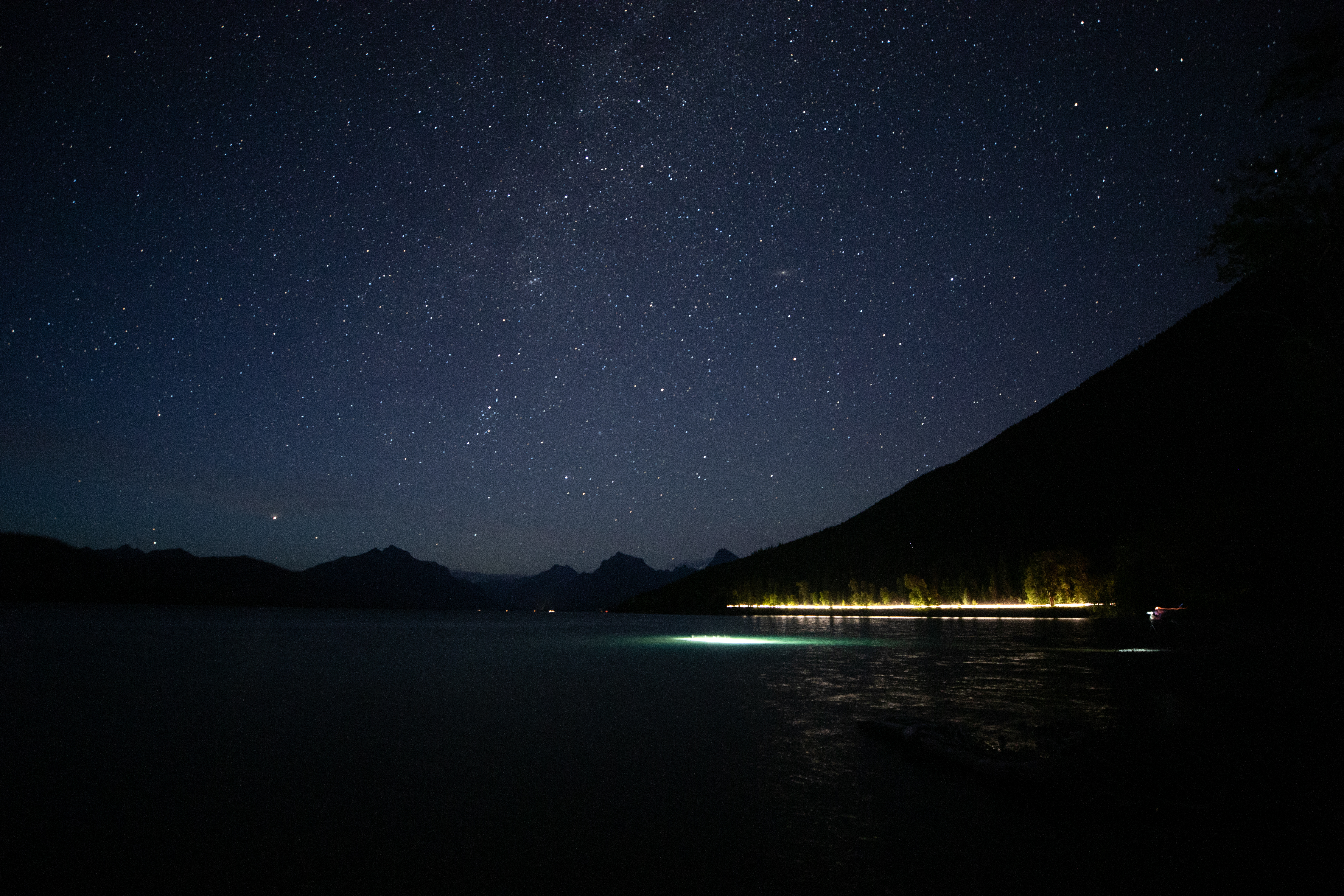 Night Sky over Lake McDonald (48920131698)