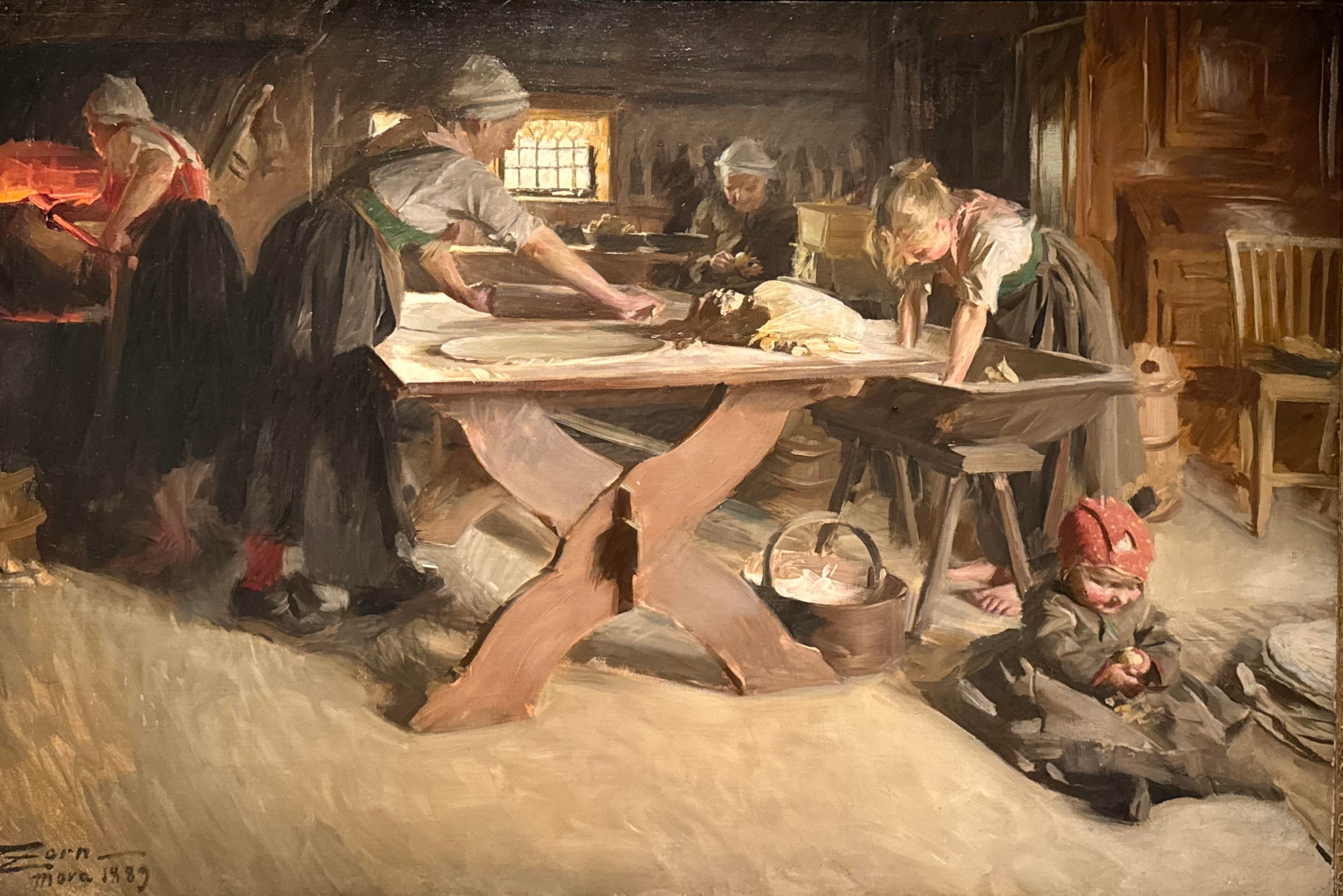 Anders Zorn Bread Baking