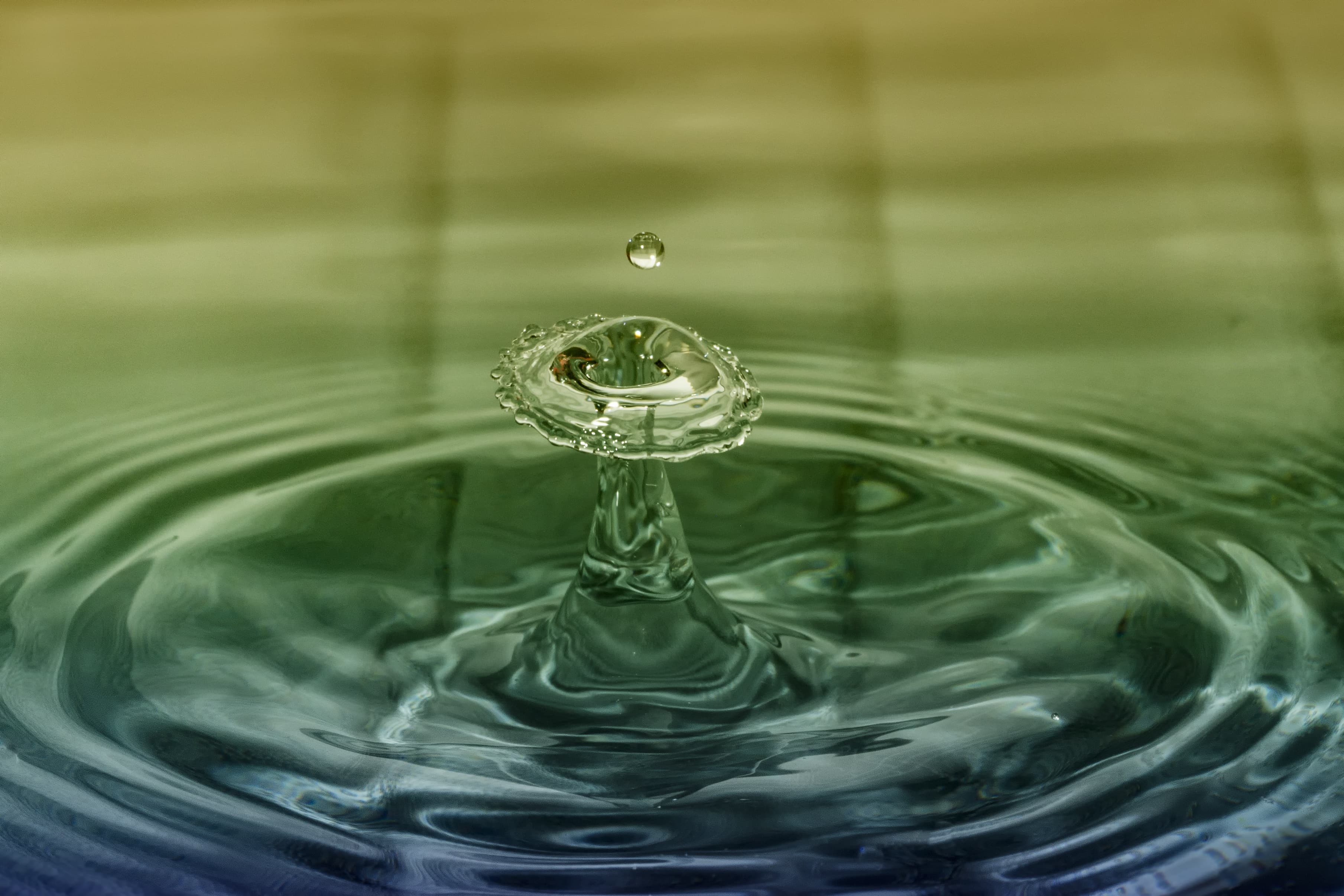 Water droplet high speed