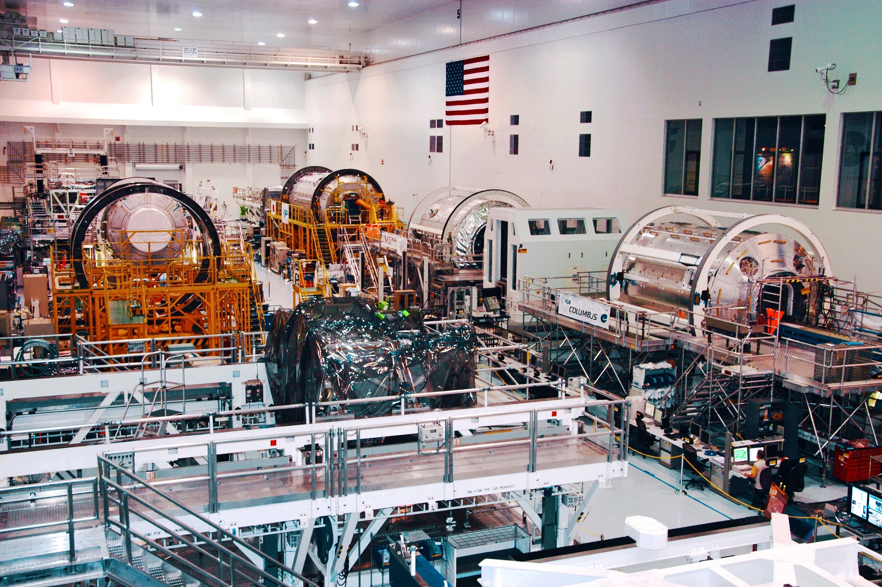 SSPF factory floor view with modules