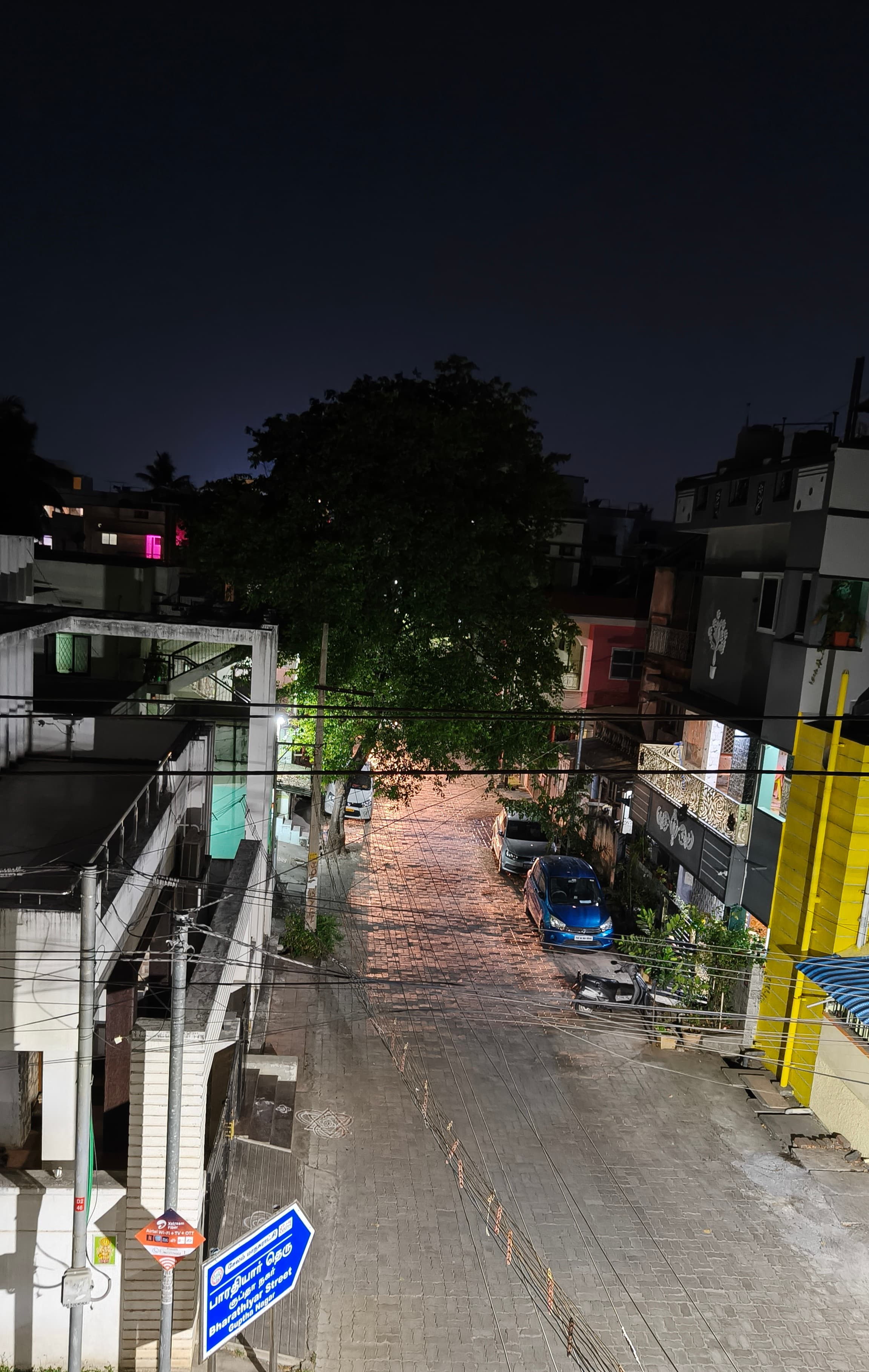 Night Street view in our city
