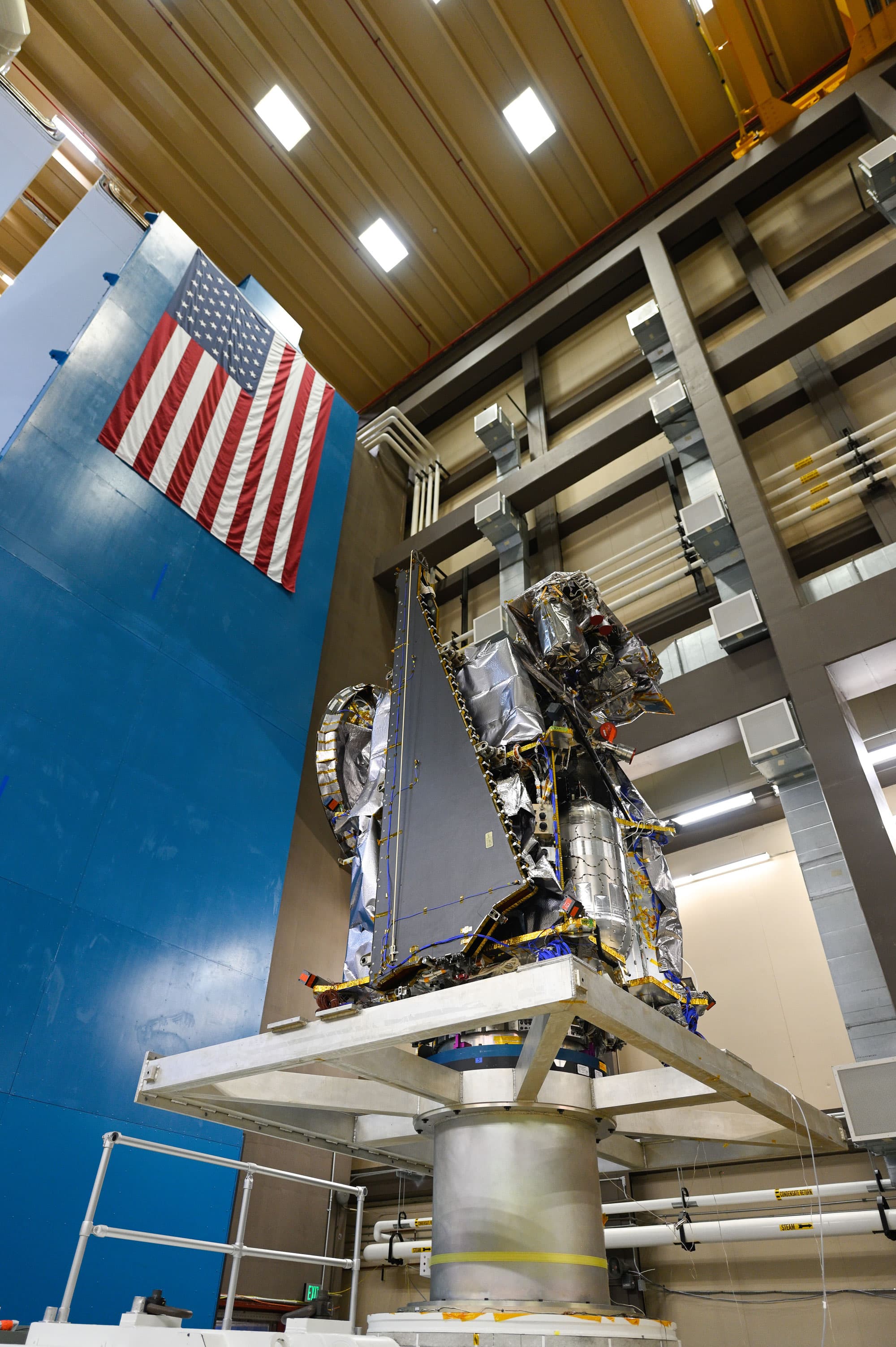 Spacecraft lucy clamp shock check 1
