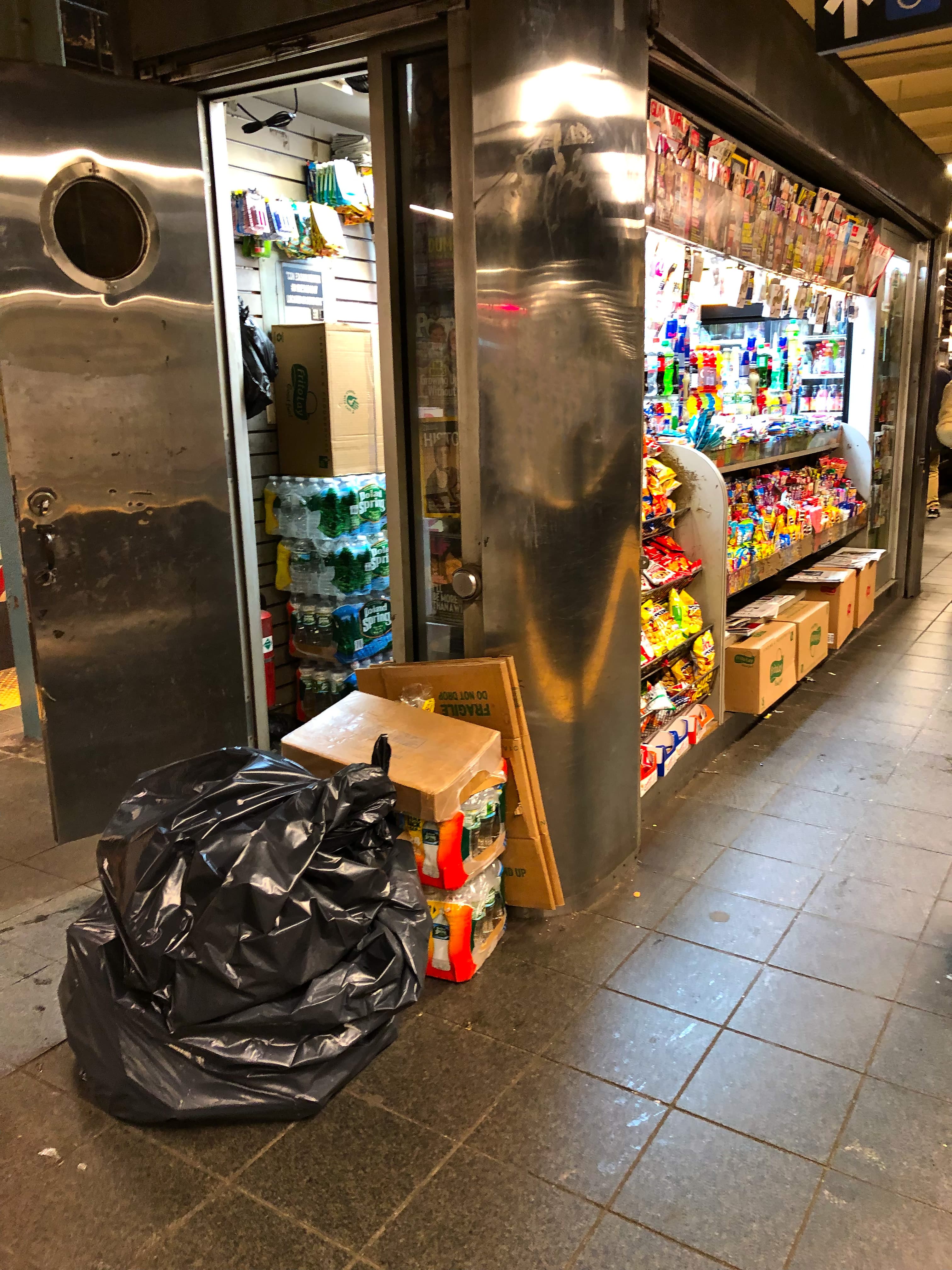 Times Square Subway Station Newsstand