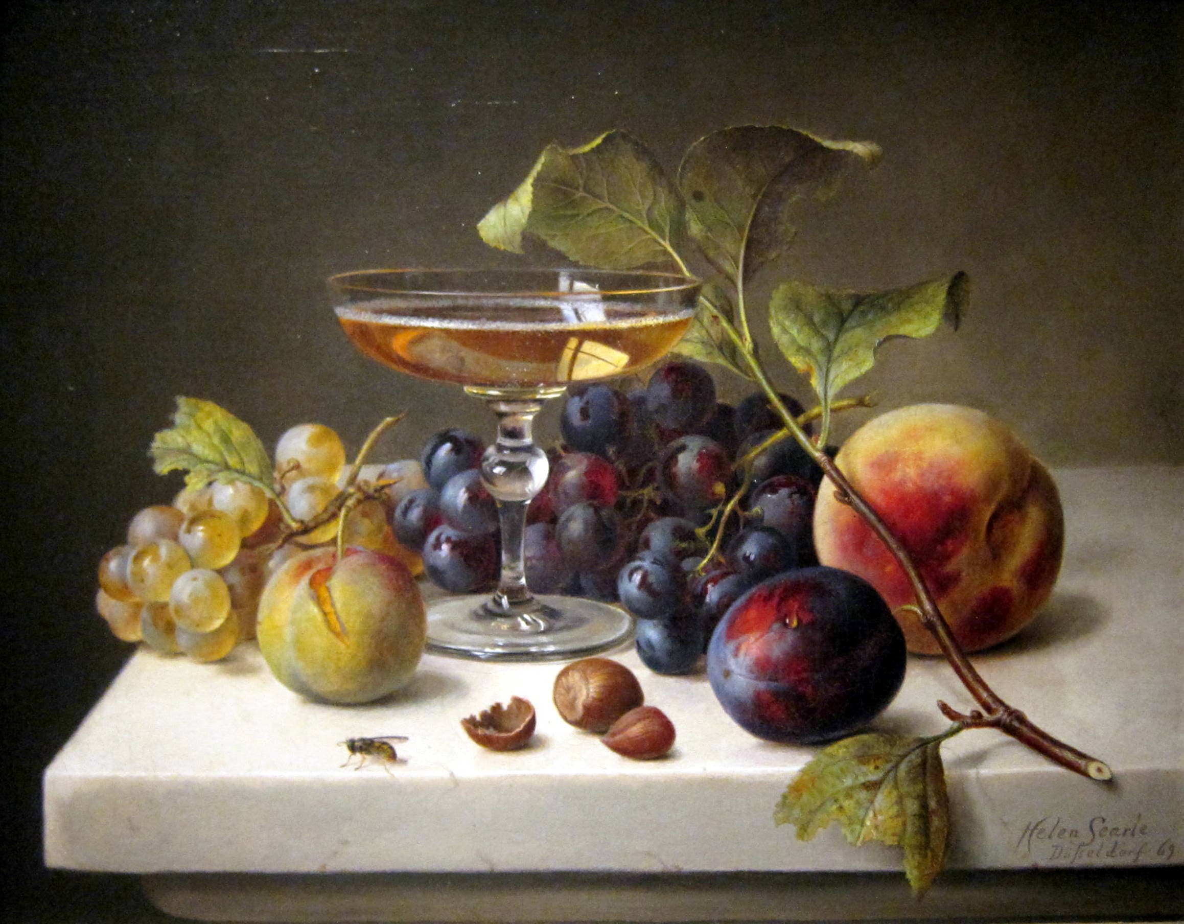 Still Life with Fruit and Champagne