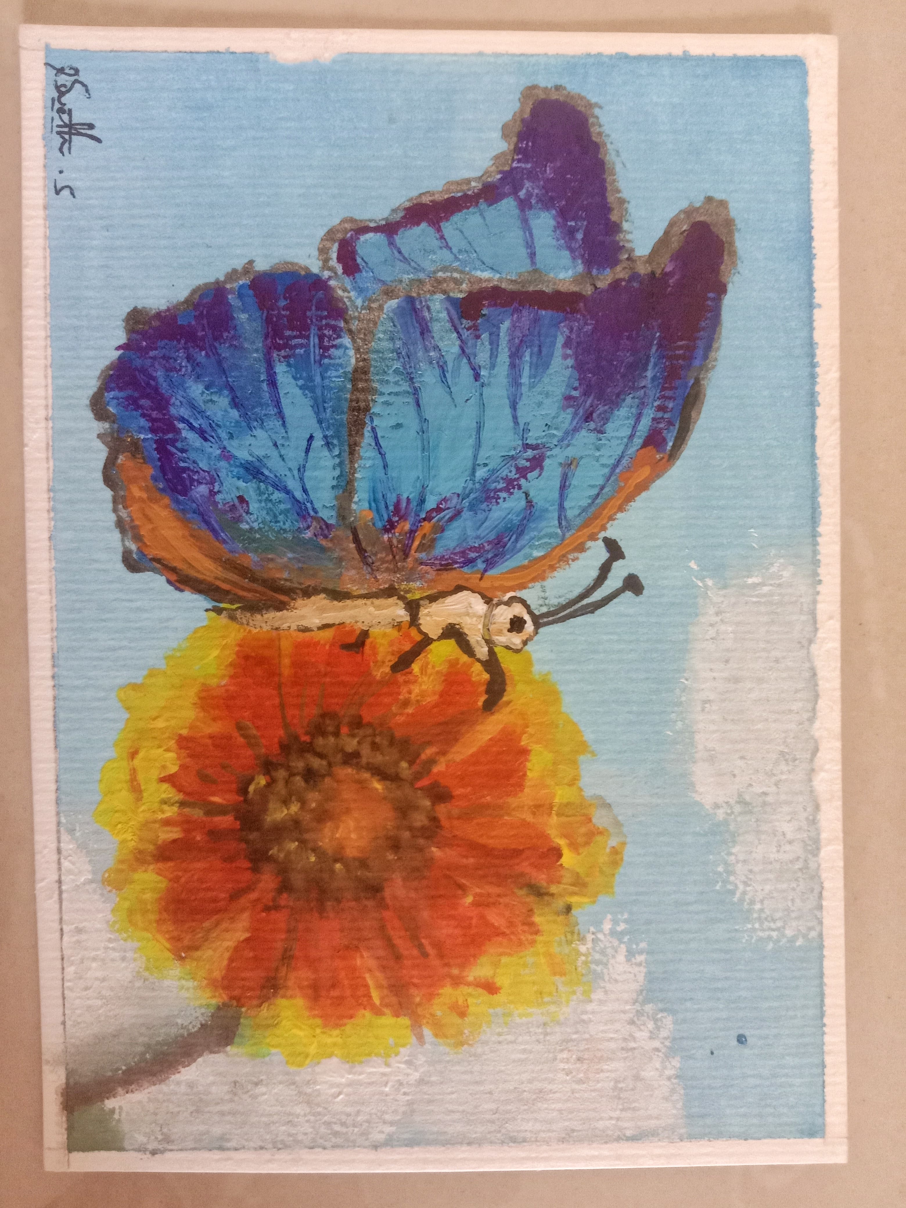 Butterfly Oil painting