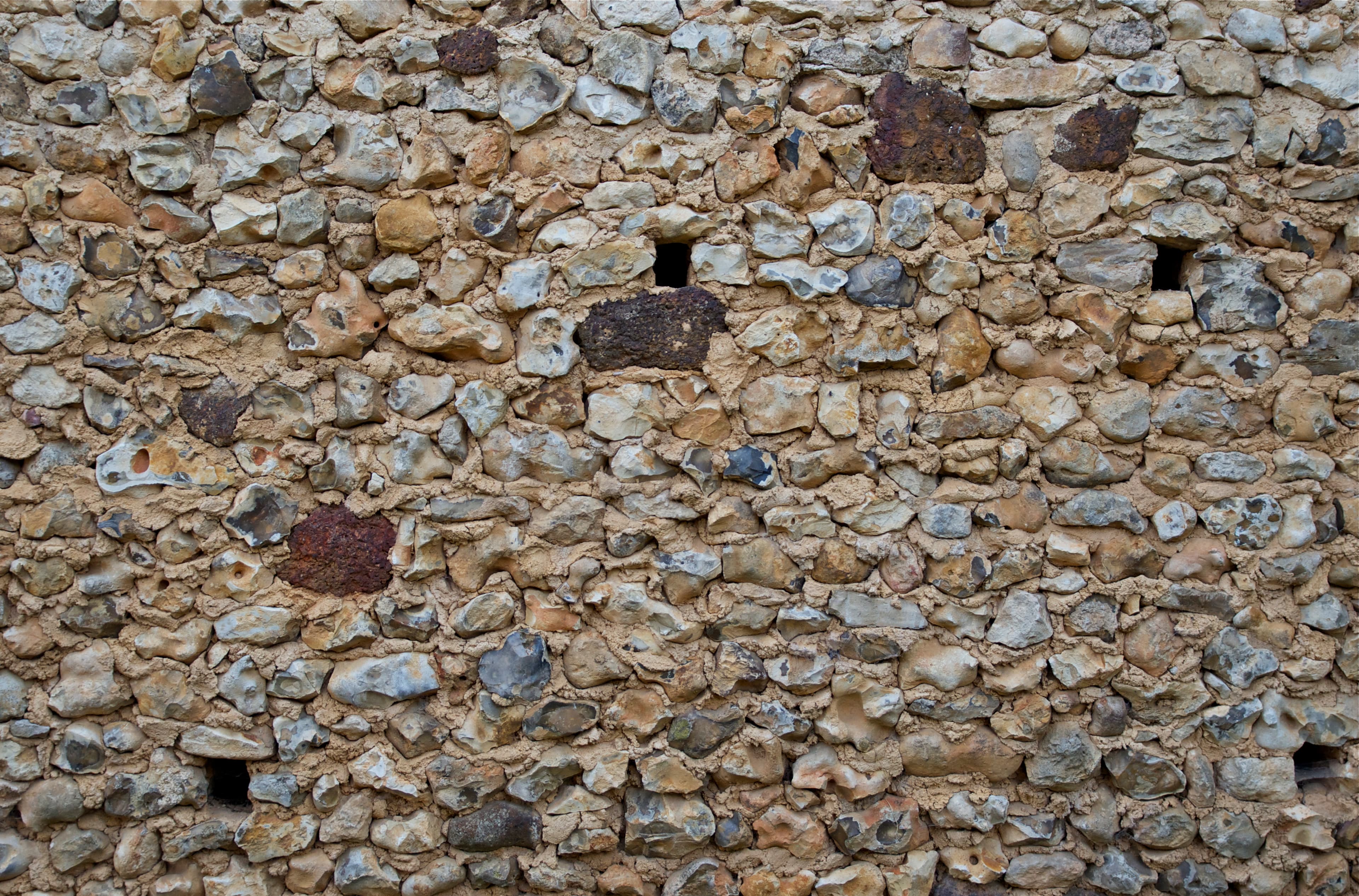 Stone wall old farm Dordogne