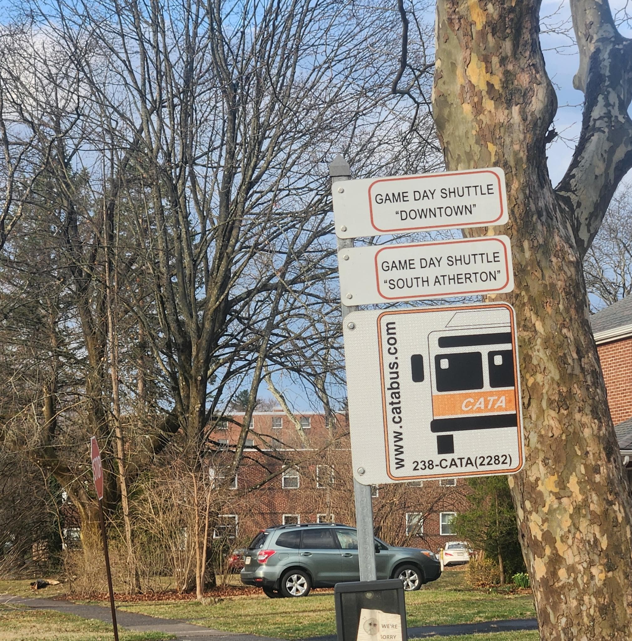 CATA bus stop
