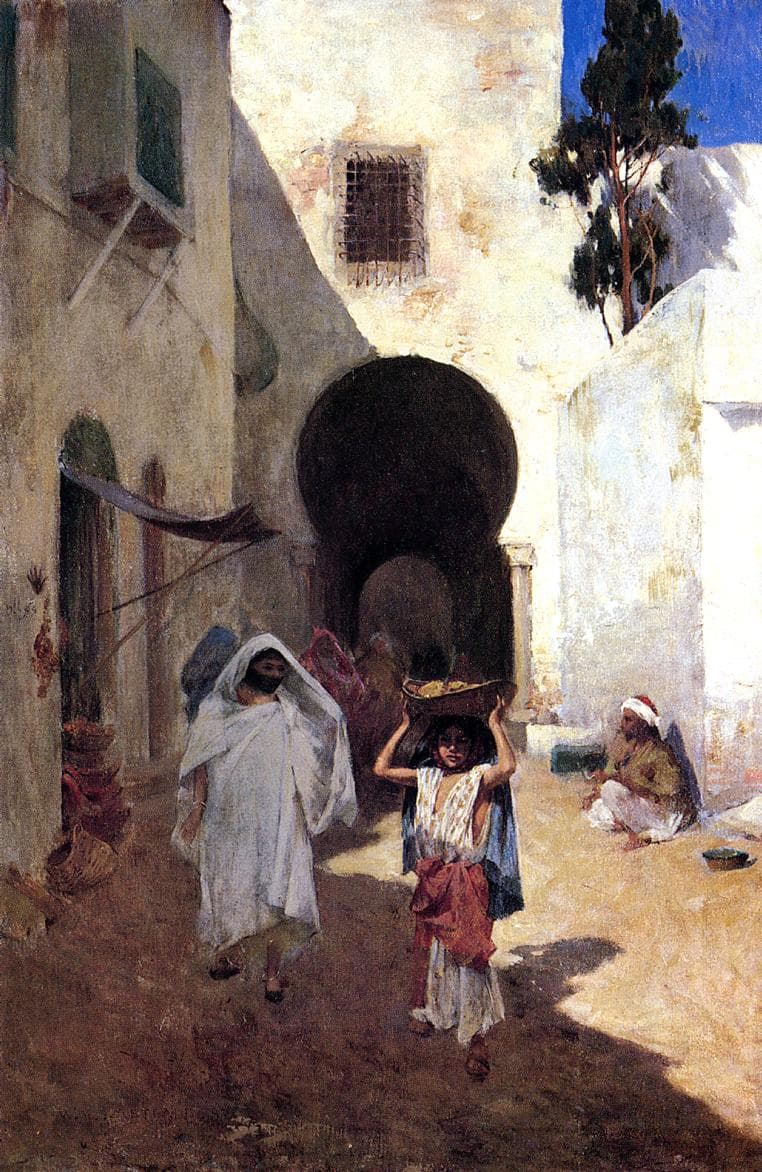 Willard Leroy Metcalf Street Scene Tangiers