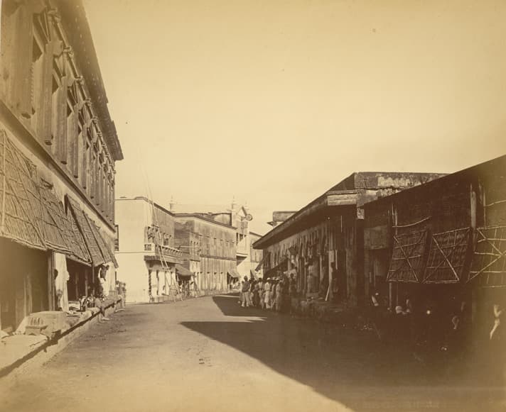 Street scene in Dhaka 1875