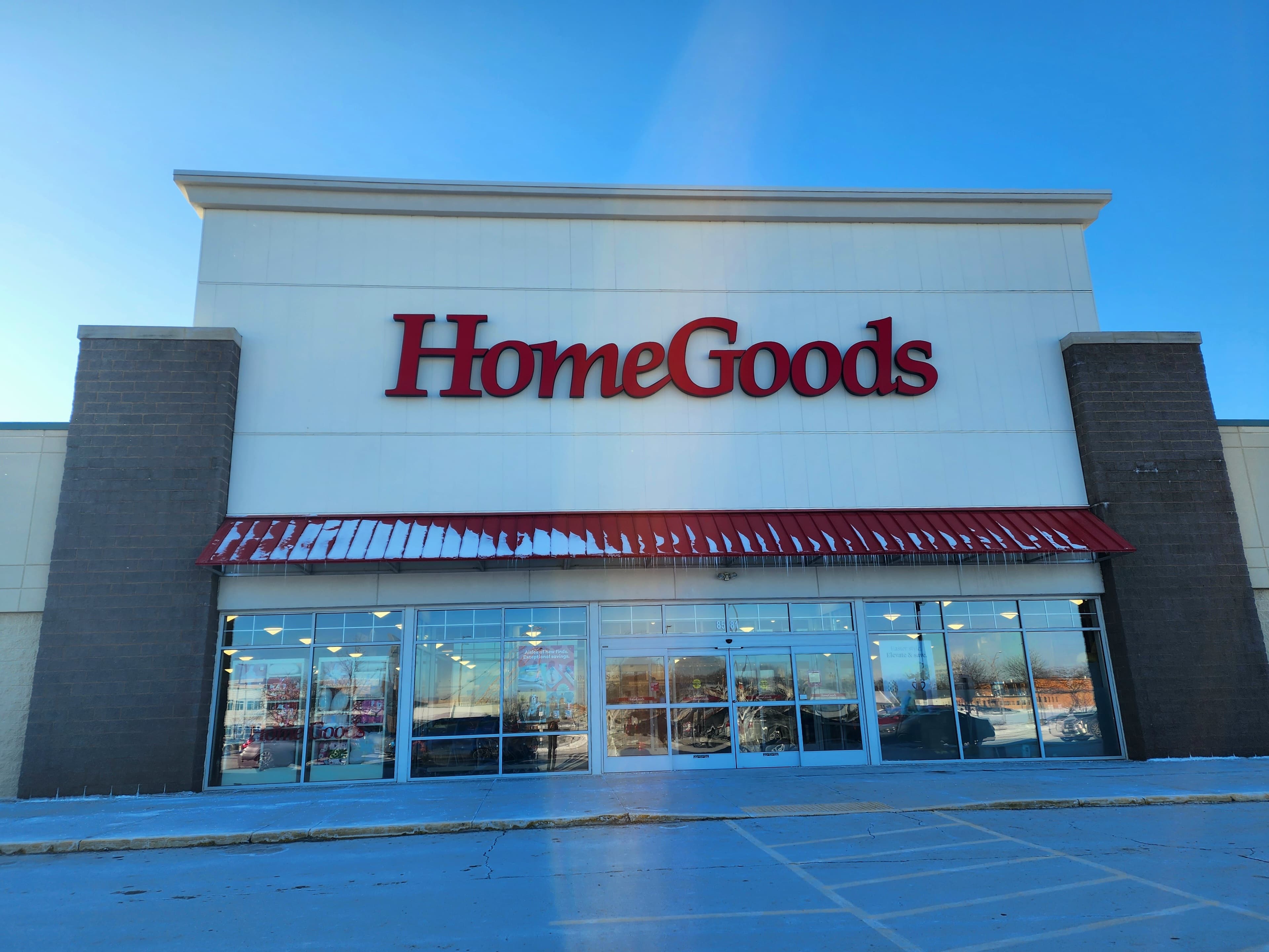 HomeGoods storefront oak creek wi