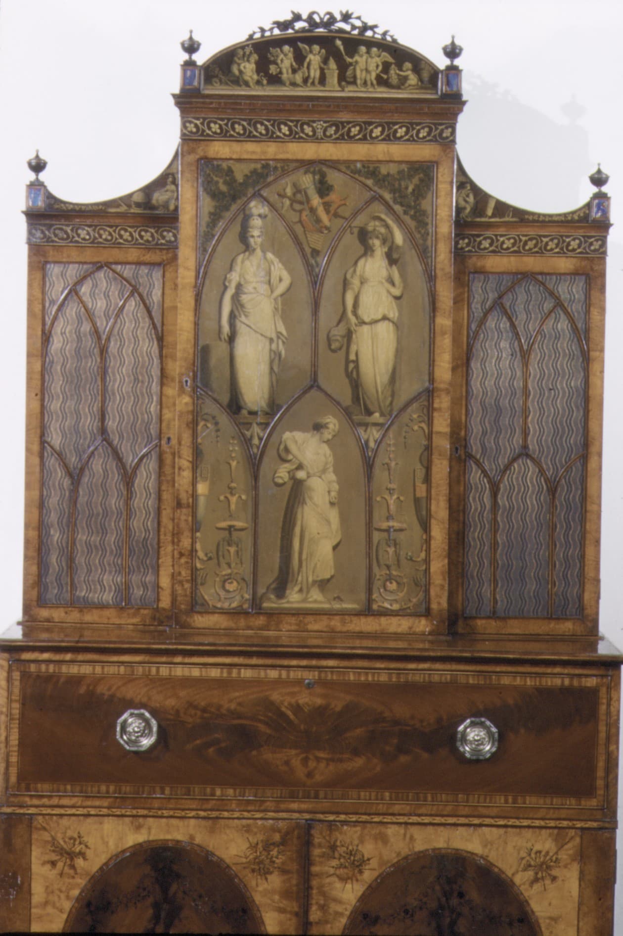 Secretary and bookcase MET ES6731