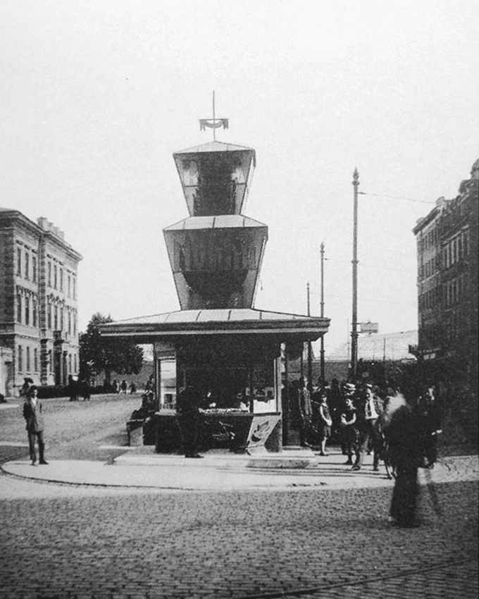 Riga. 1927. Newsstand. A.Birzenieks