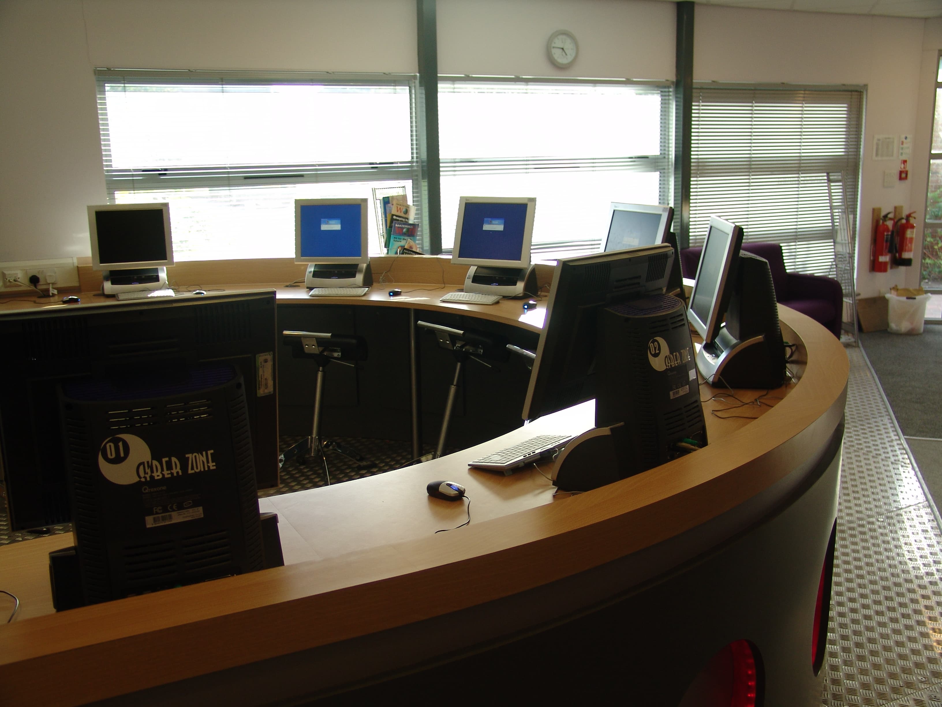 Cyber zone commputer facility