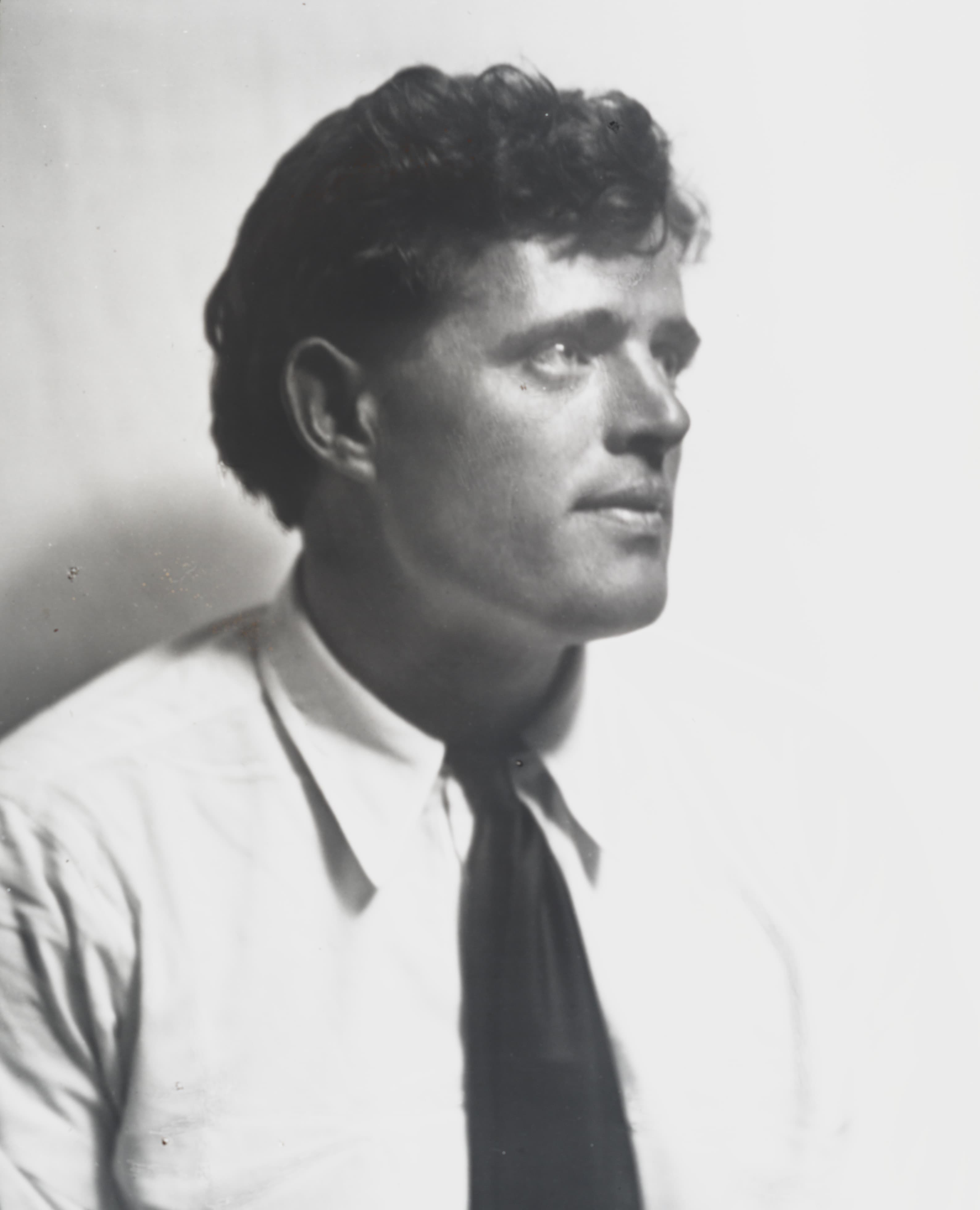 Portrait photograph of Jack London