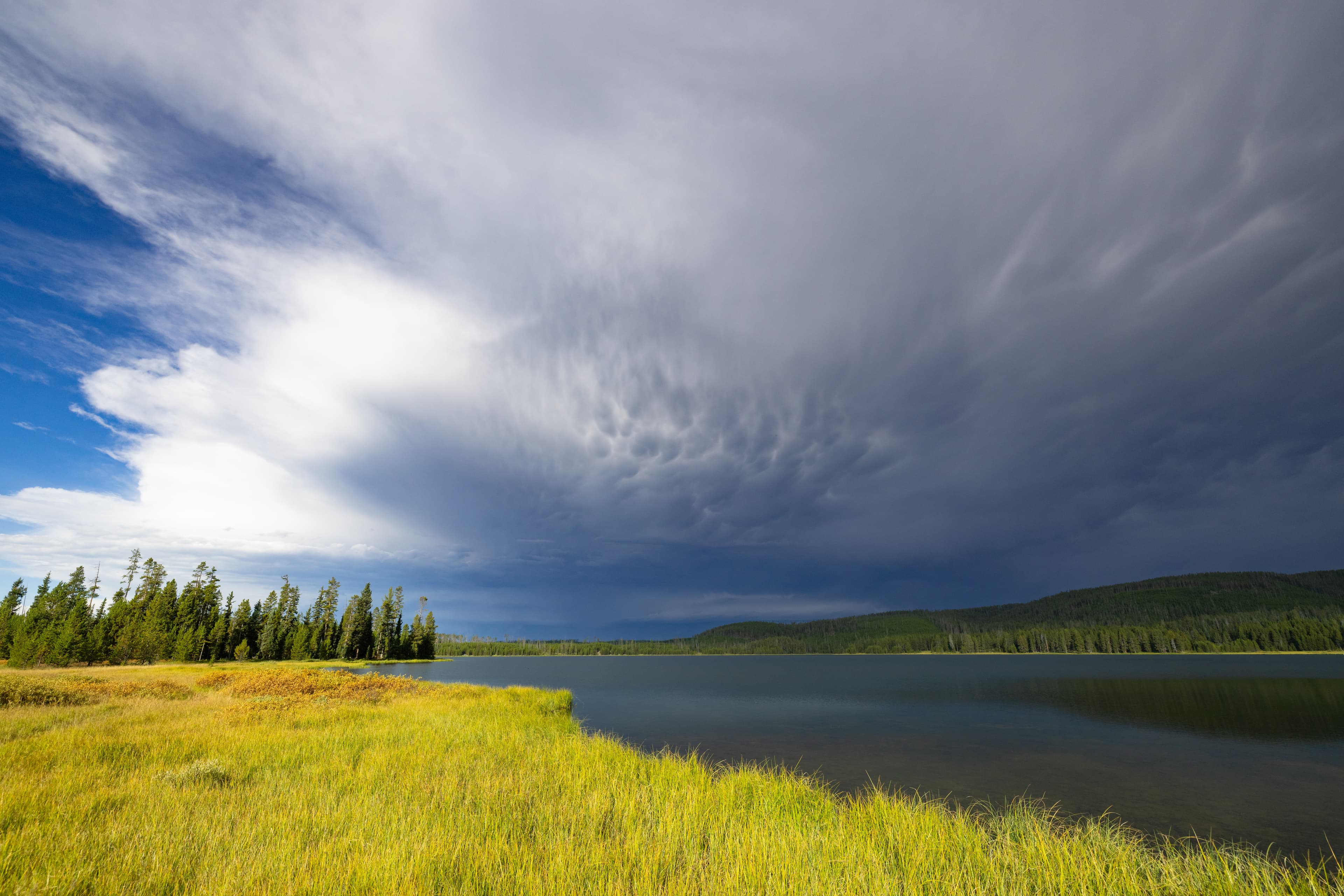 Storm clouds over Grebe Lake (53940942361)