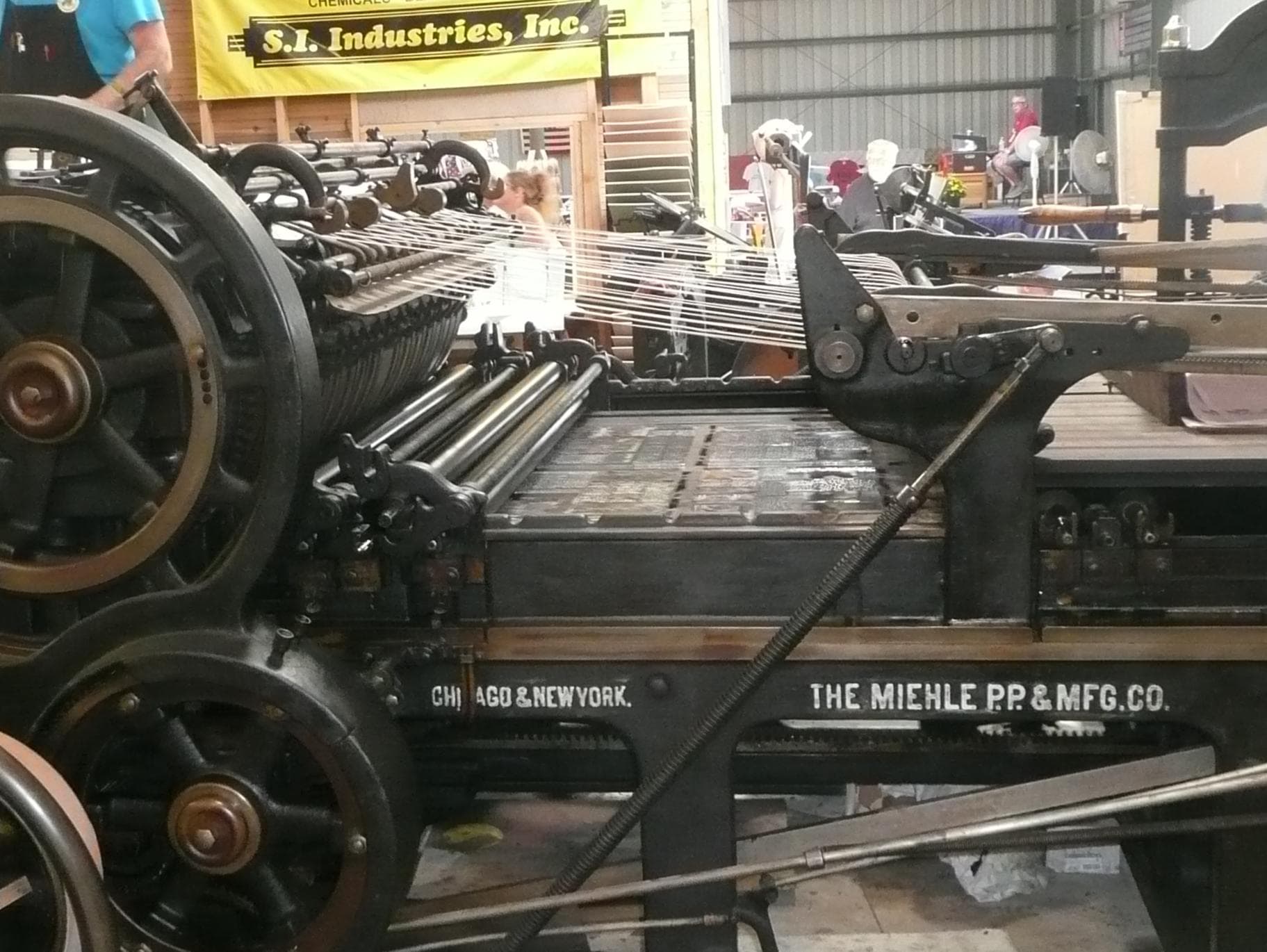 Old Threshers Miehle Press Side