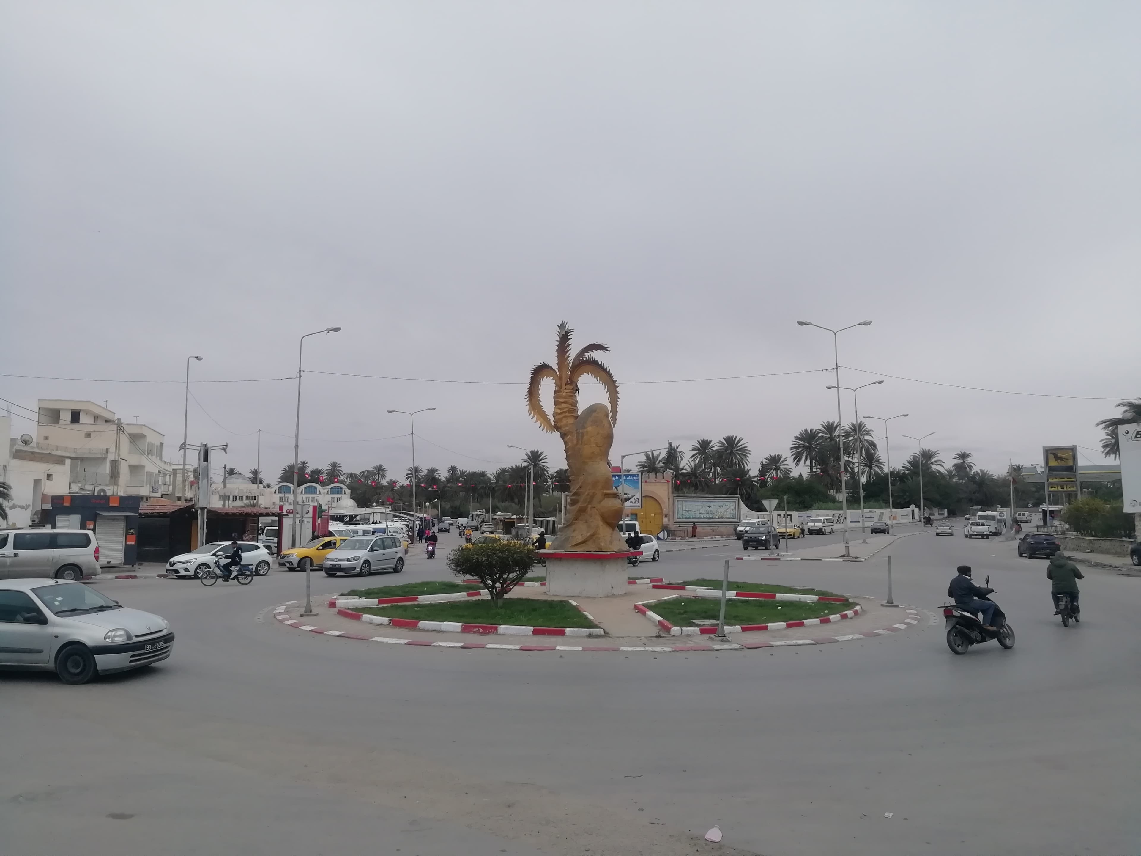 Roundabout Palm Tree Gabés 10