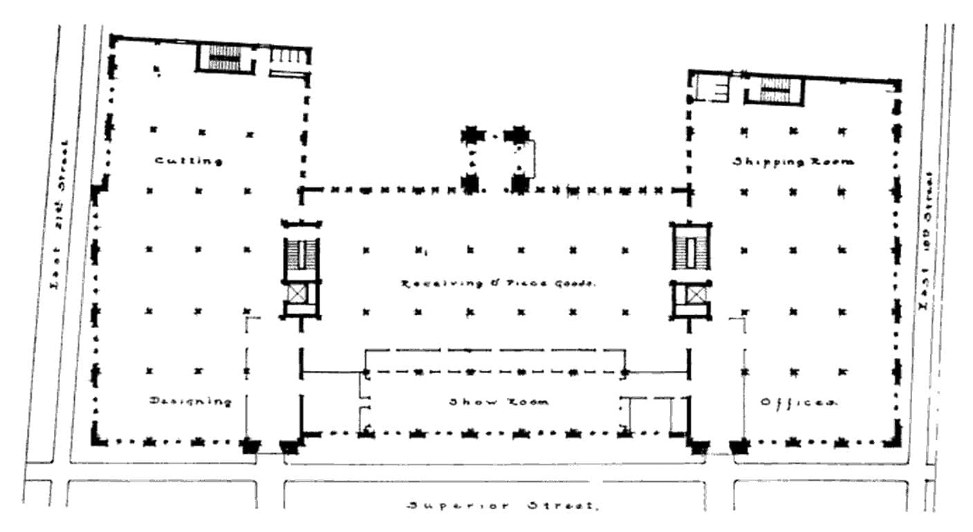 H Black and Company floor plan