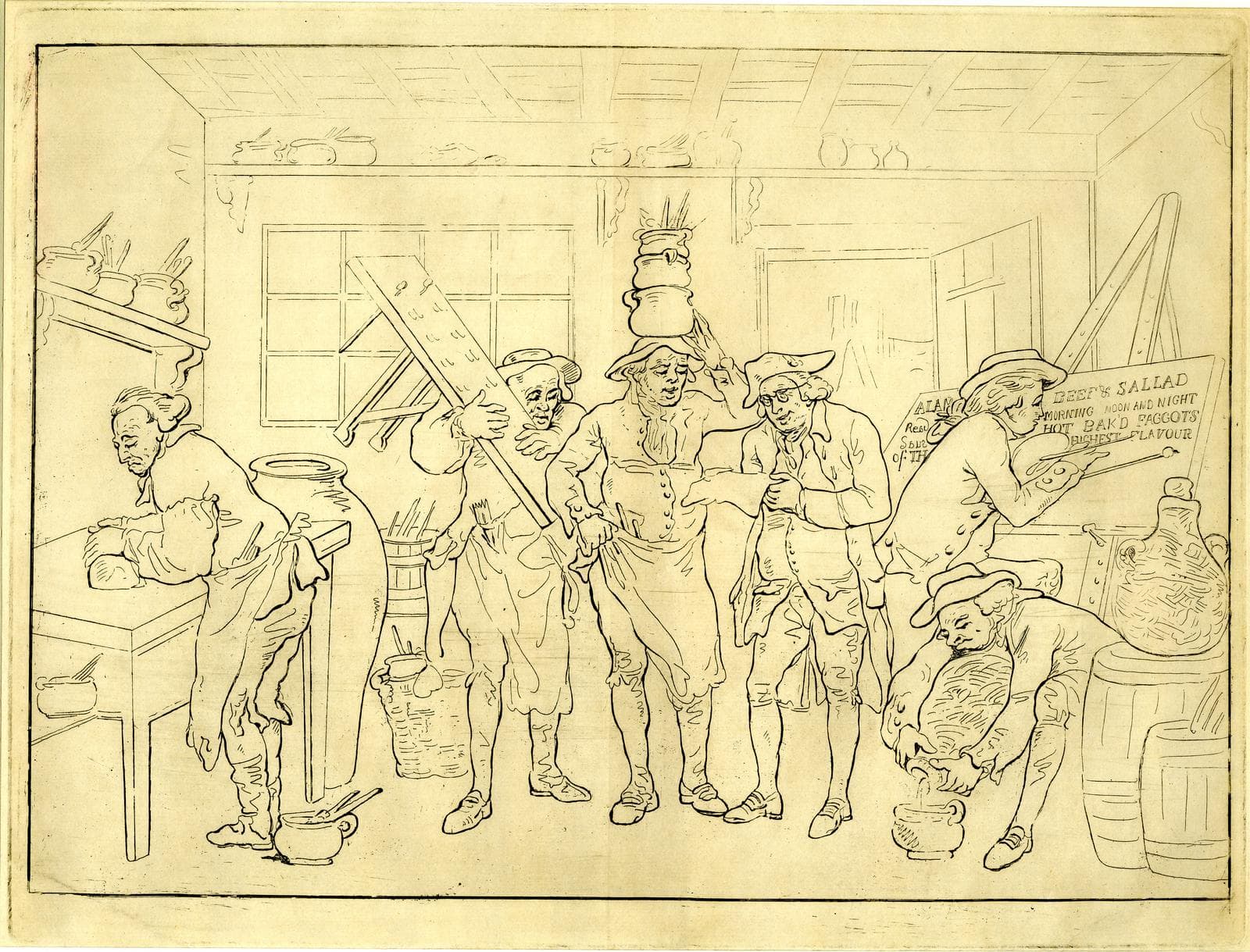 A sign-painters workshop (BM 1867,0112.5)