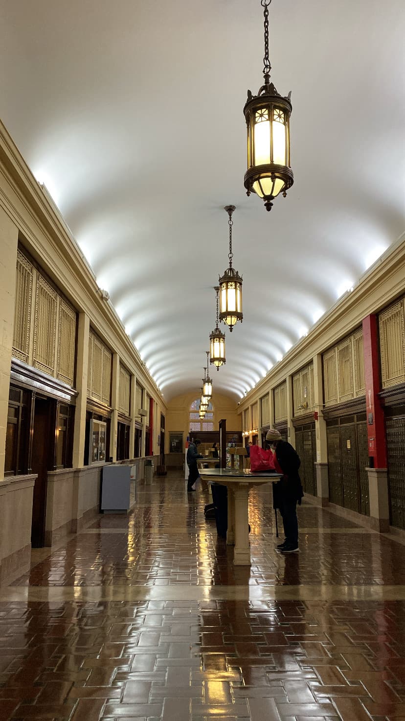 Downtown Durham Post Office interior