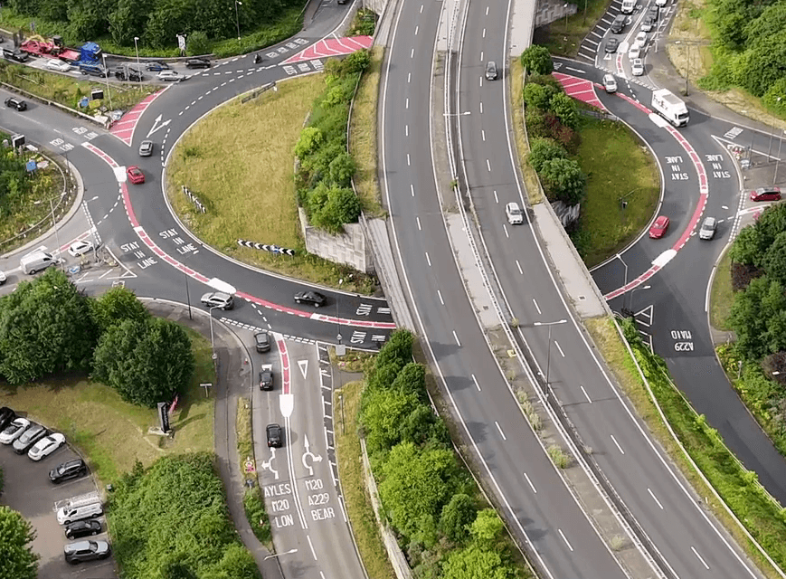 Running Horse Turbo Roundabout, Maidstone