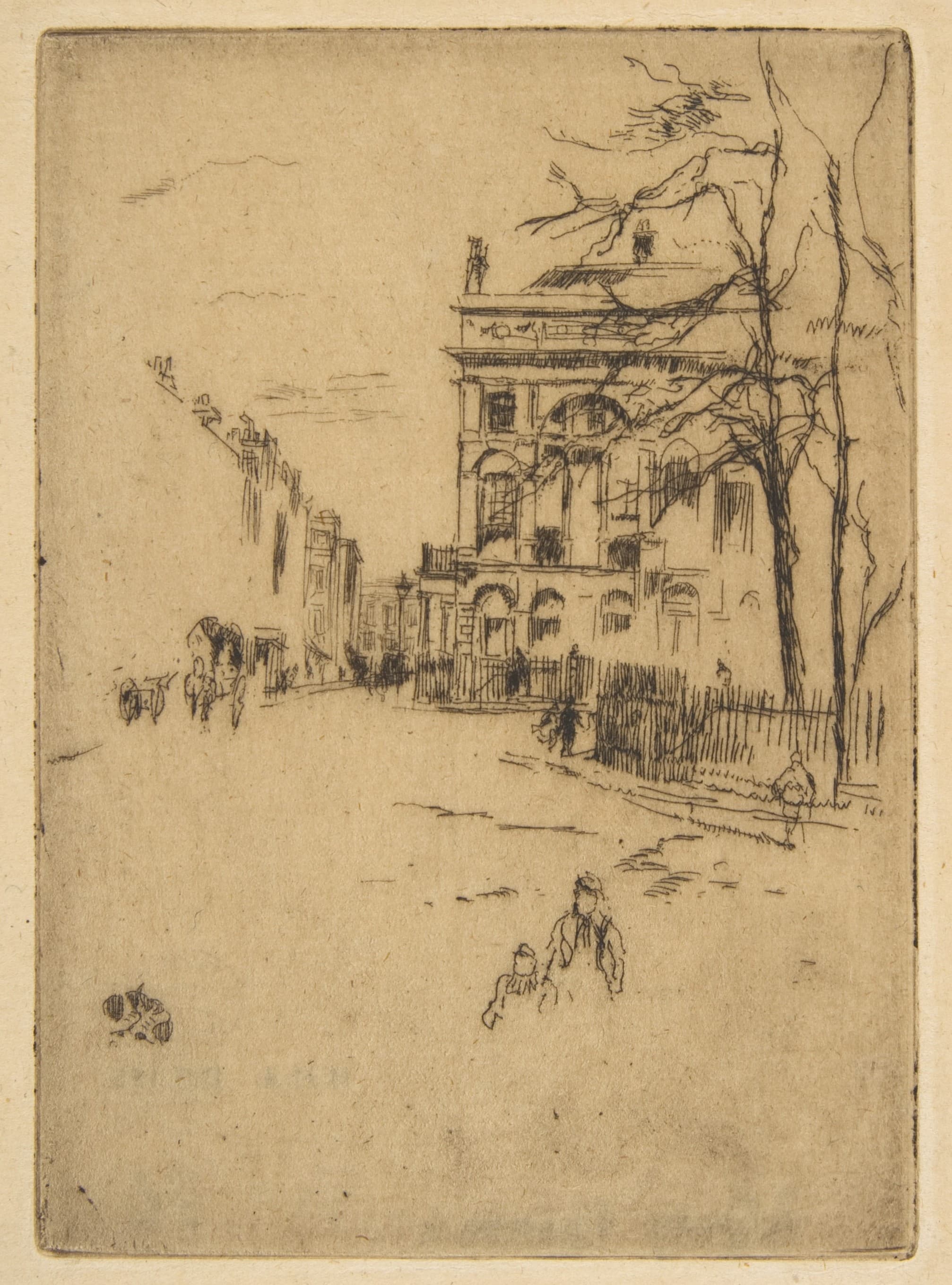 Fitzroy Square (Street Scene) MET DP813755