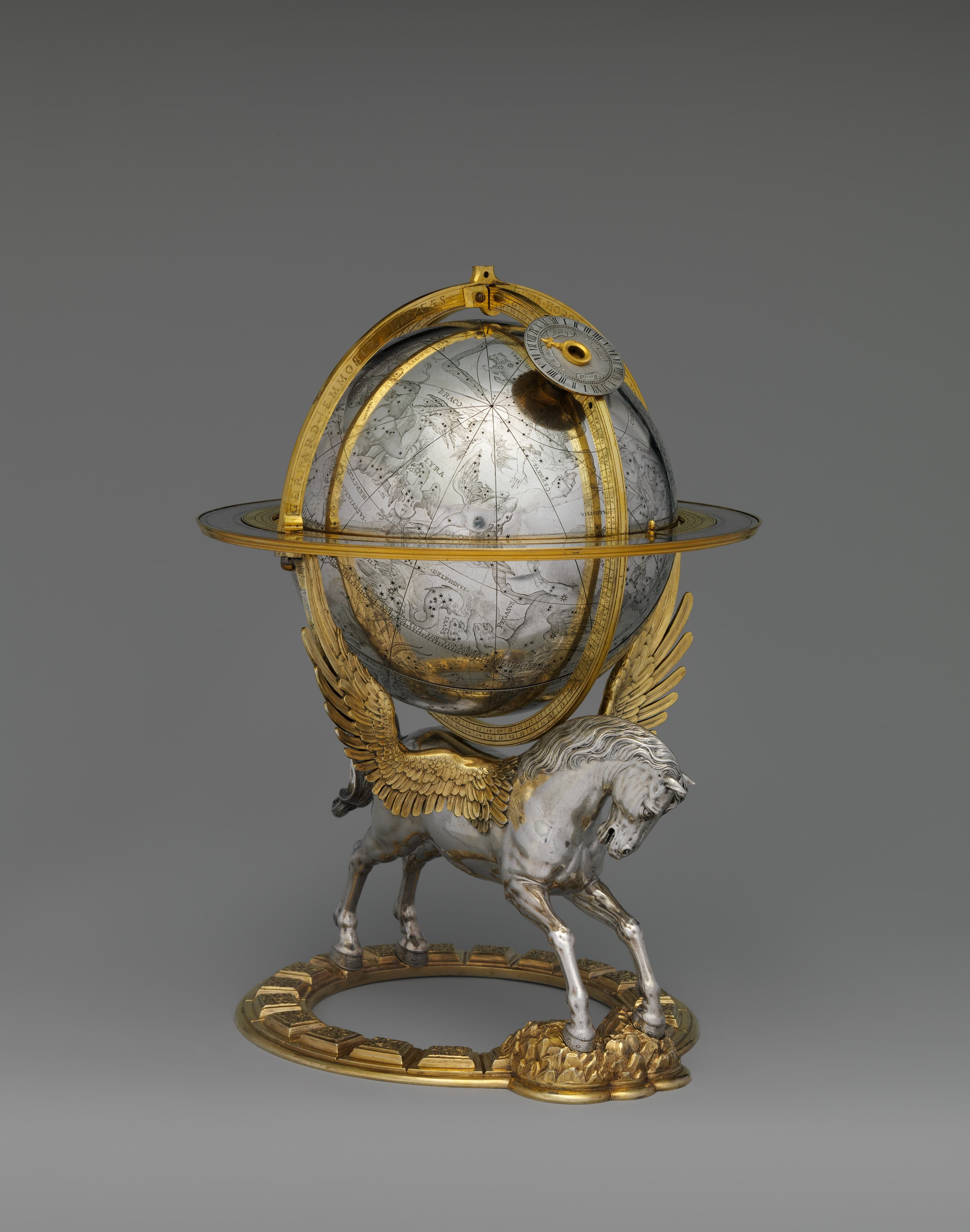 Celestial globe with clockwork MET DP231286