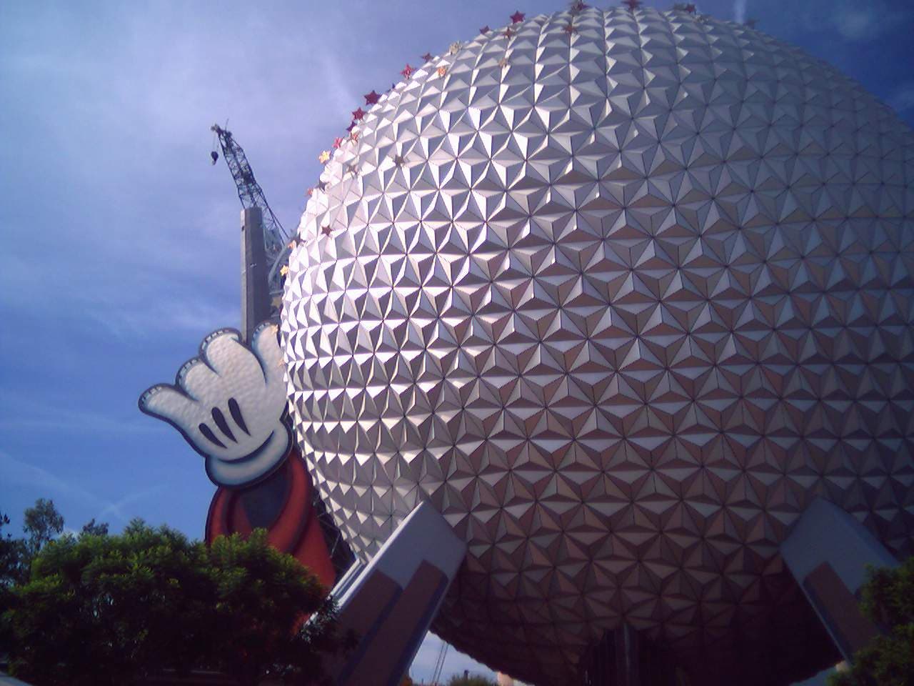Spaceship Earth Crane