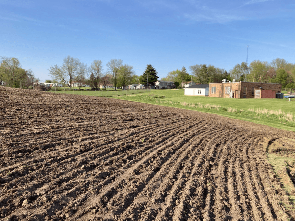 Farmer City seeding 1 June 2025