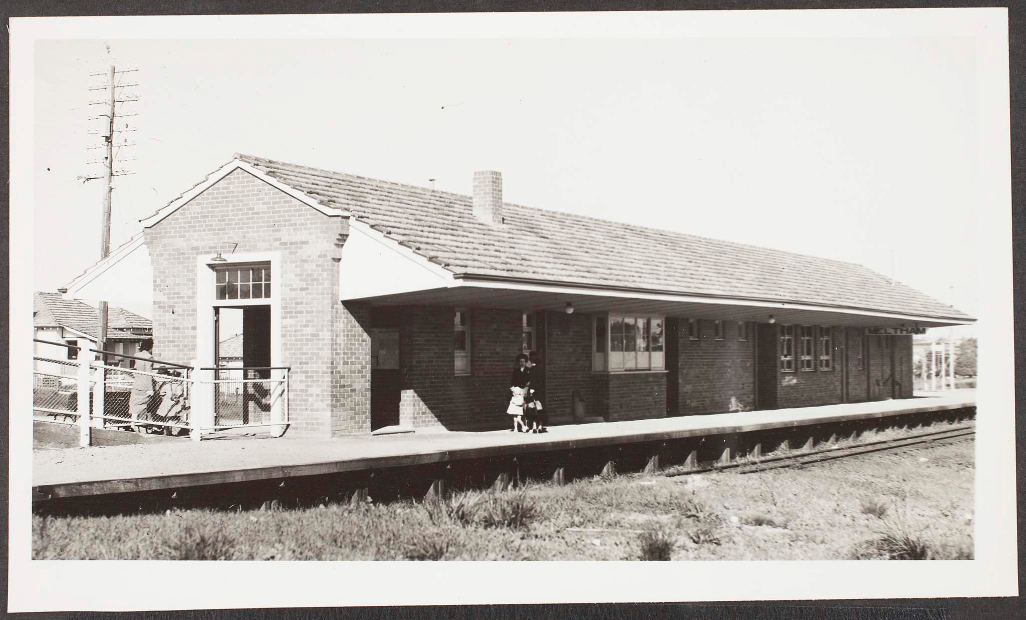 Meltham Railway Station, 1949