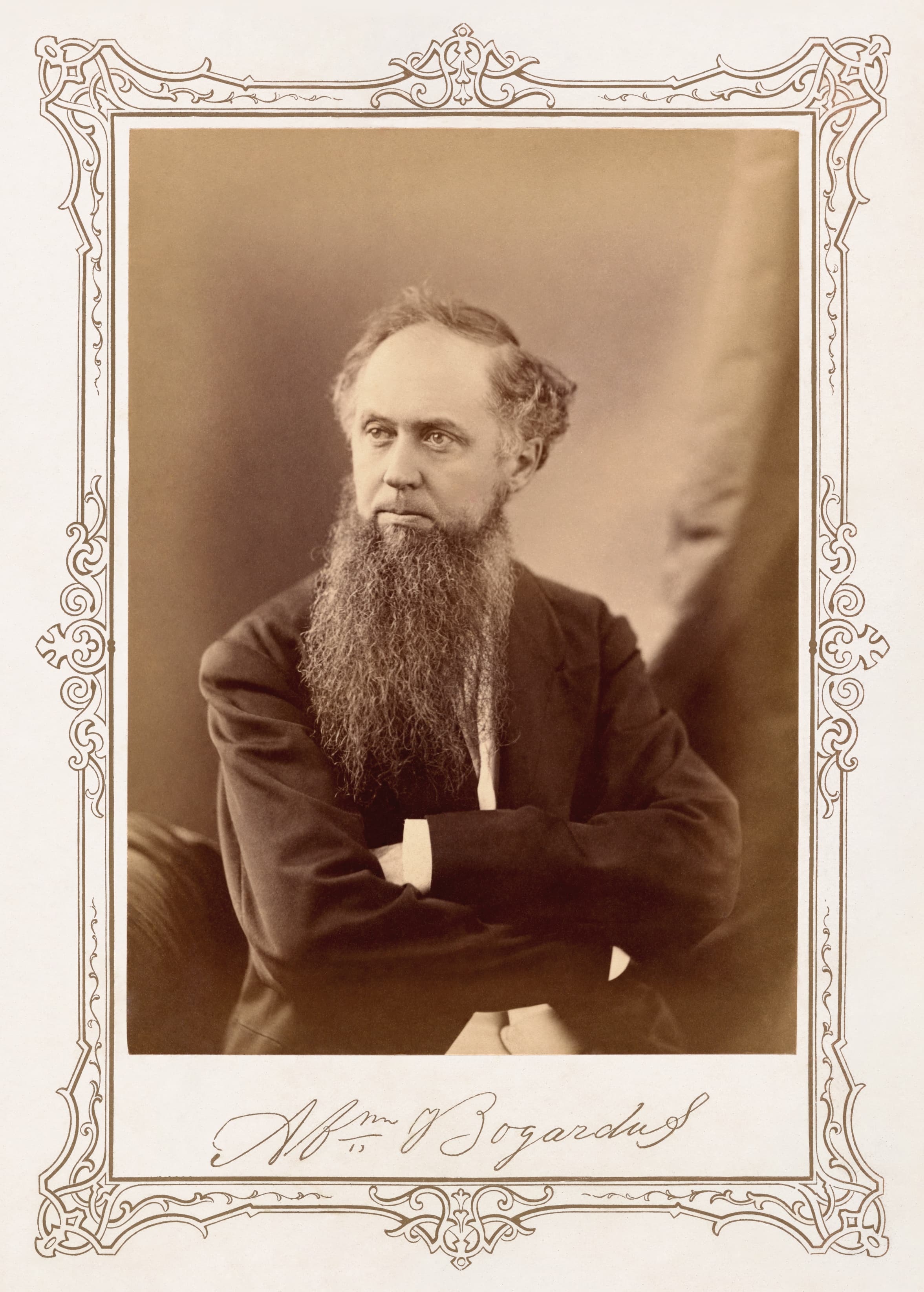 Self-portrait of Abraham Bogardus