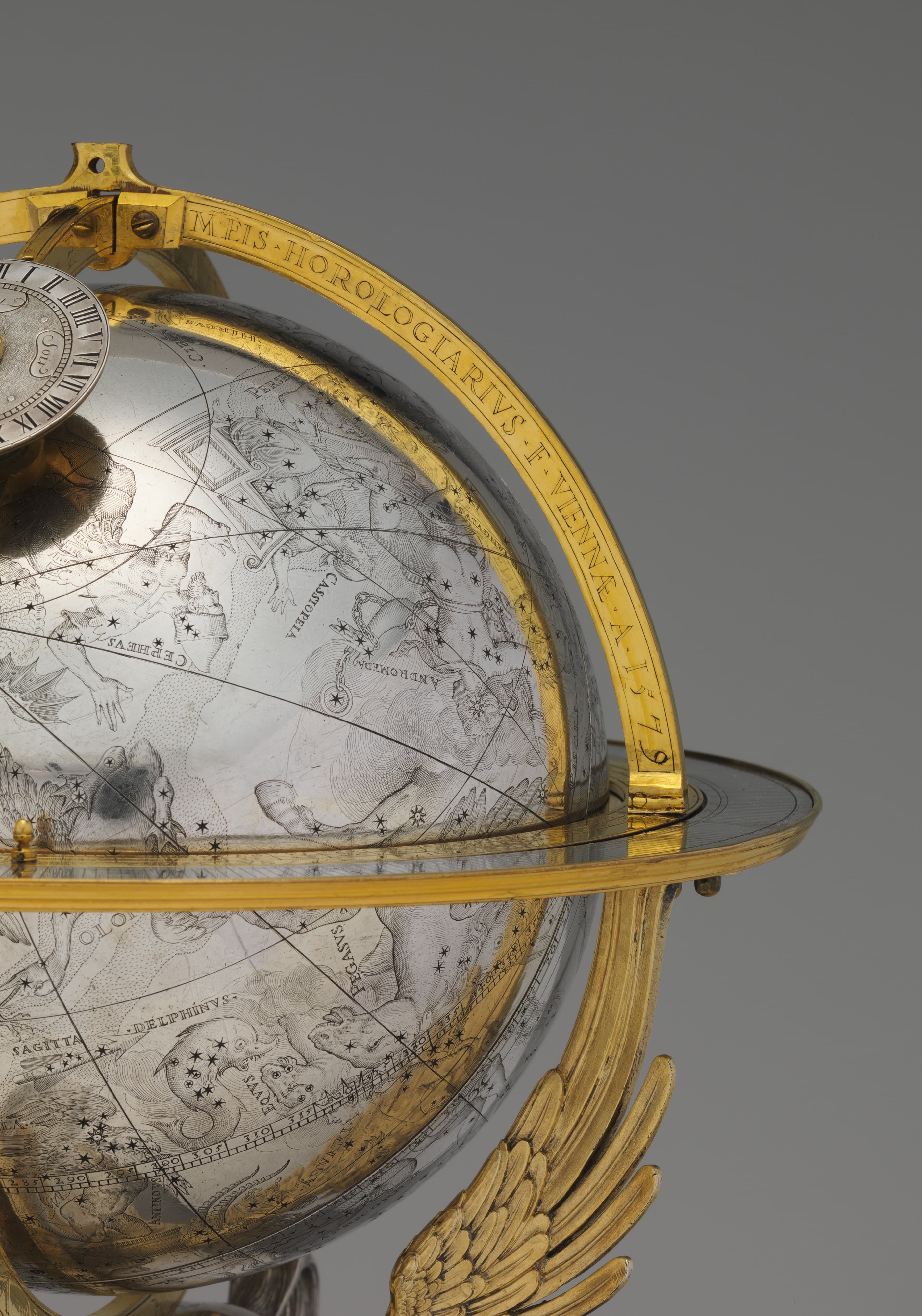 Celestial globe with clockwork MET DP237711
