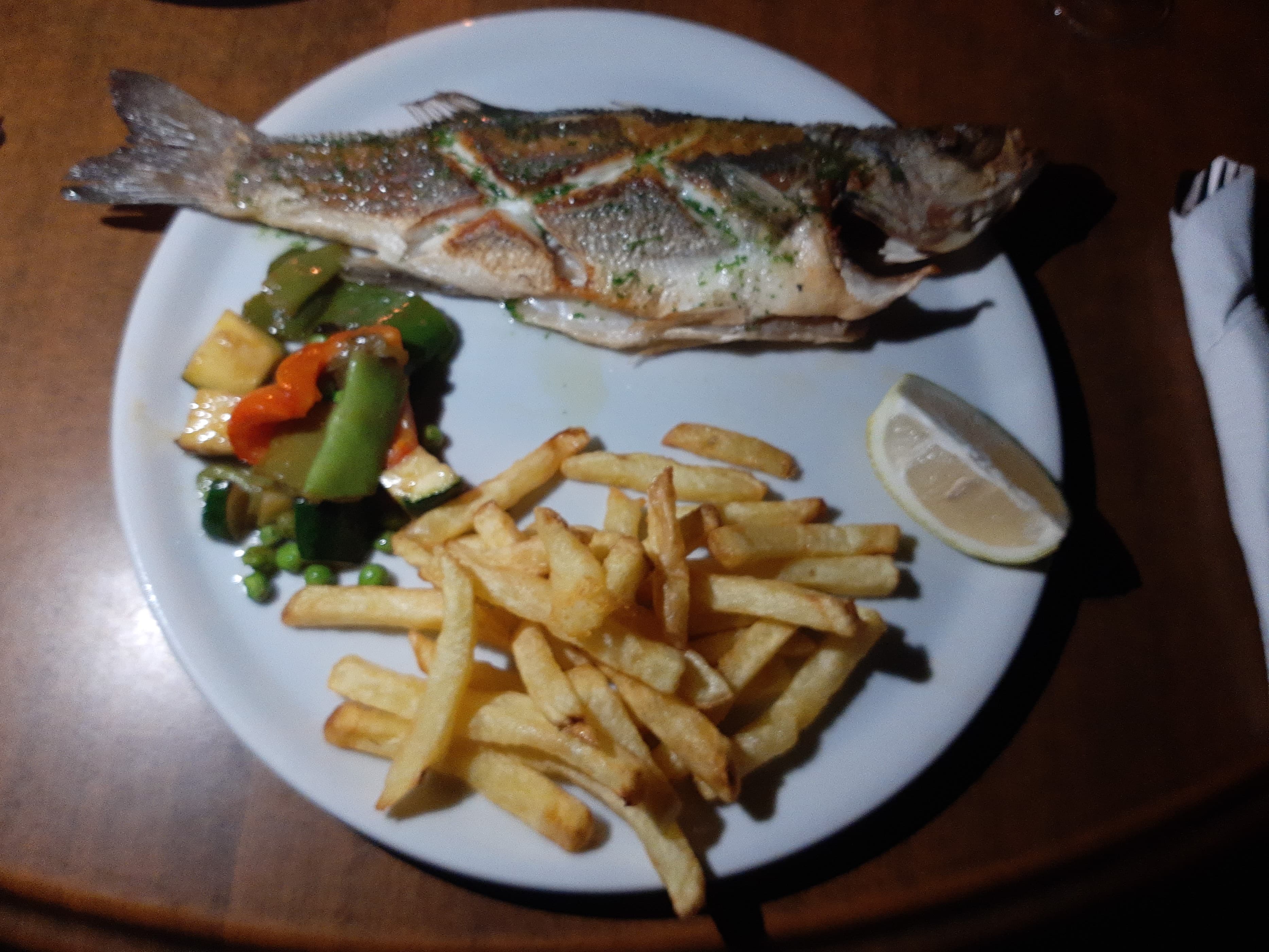 Grilled fish, Es Figueral