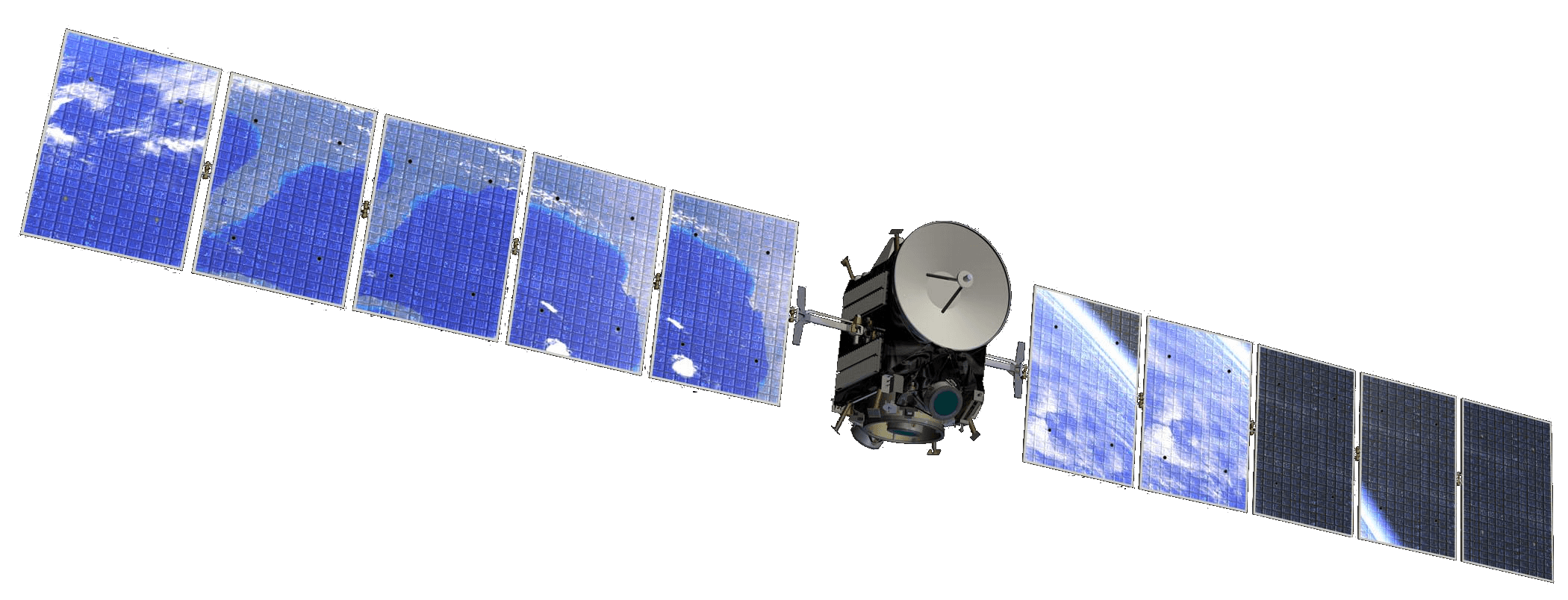 Dawn spacecraft model