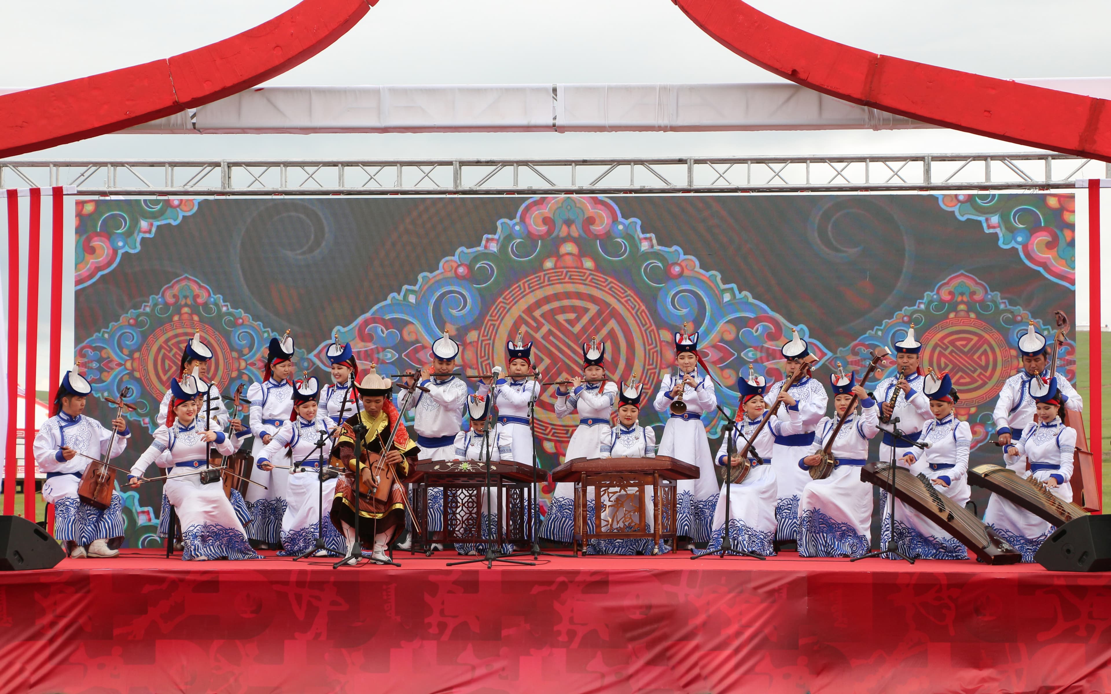 Musicians at Naadam 2023
