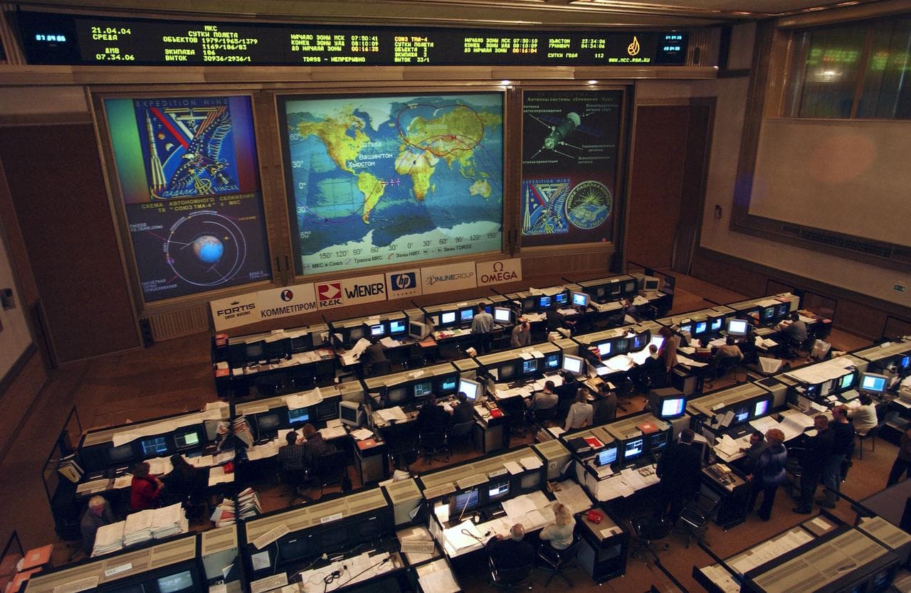 Russian Flight Control Room