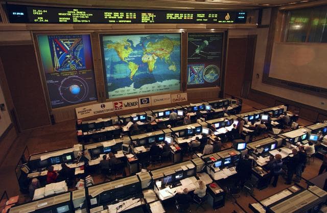 Russian Flight Control Room